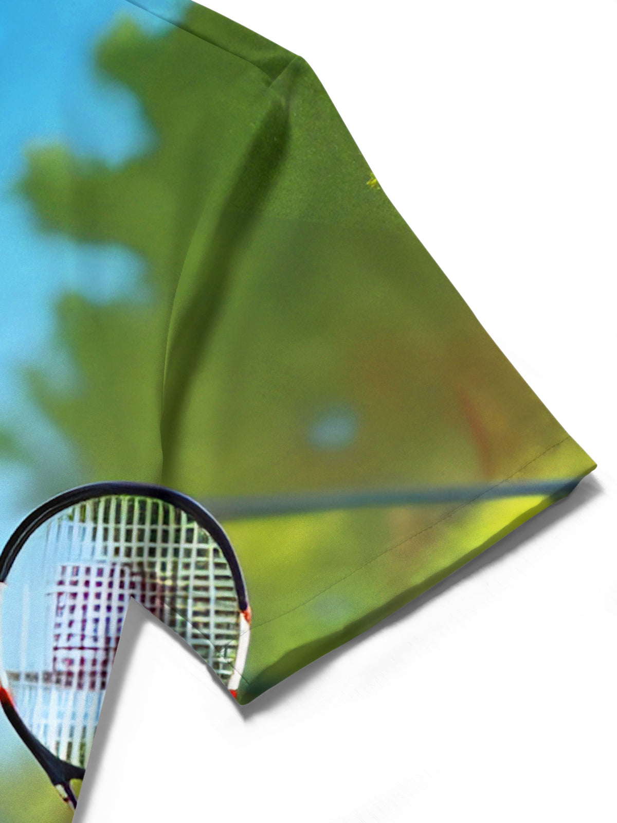 Funny Cucumber Playing Tennis Men's Pocket Short Sleeve Shirts