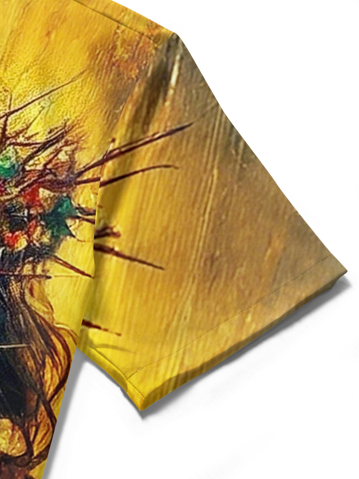 Christian Jesus Print Men's Pocket Short Sleeve Shirts