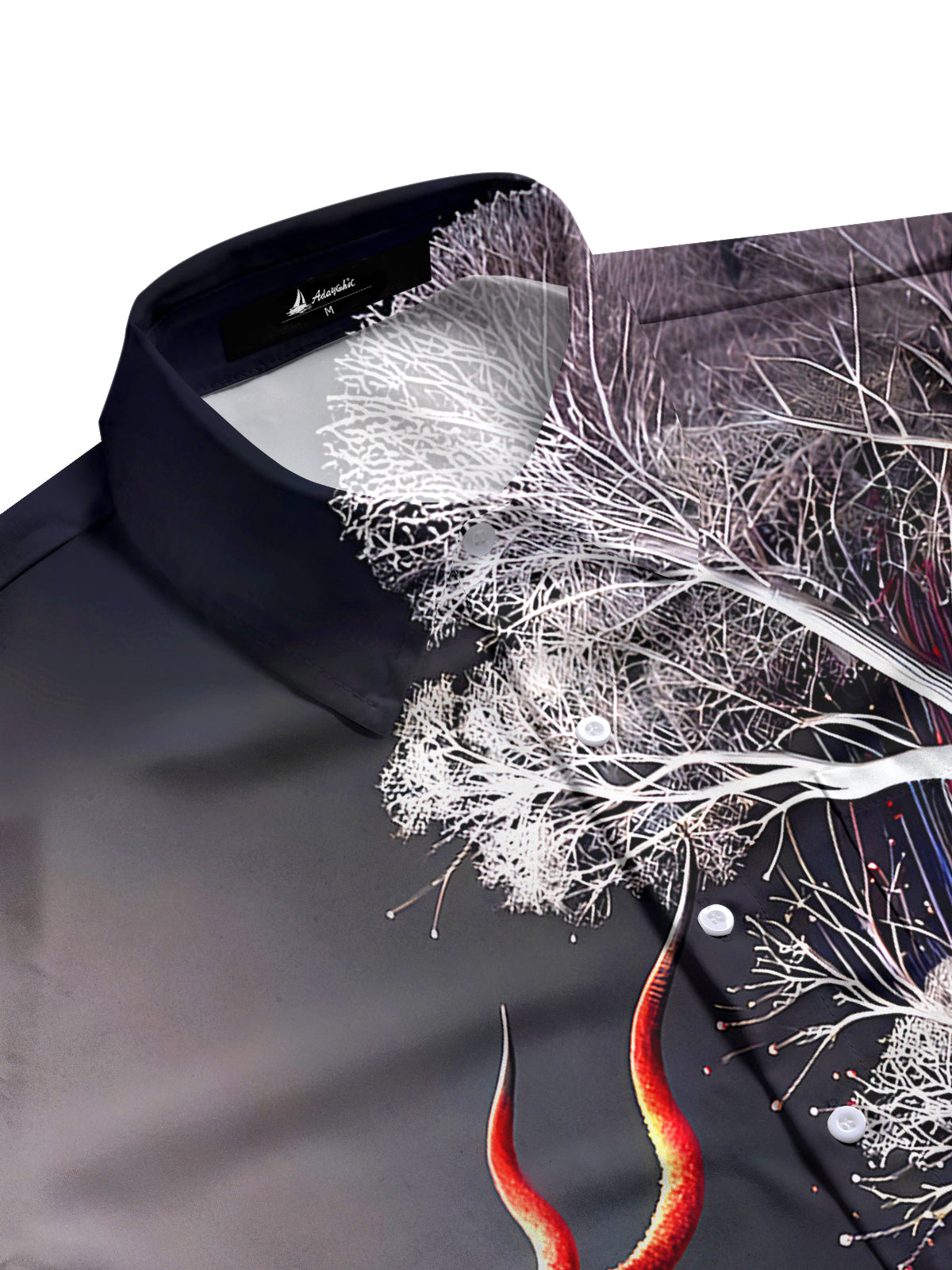 Animal Deer Men's Pocket Short Sleeve Shirts