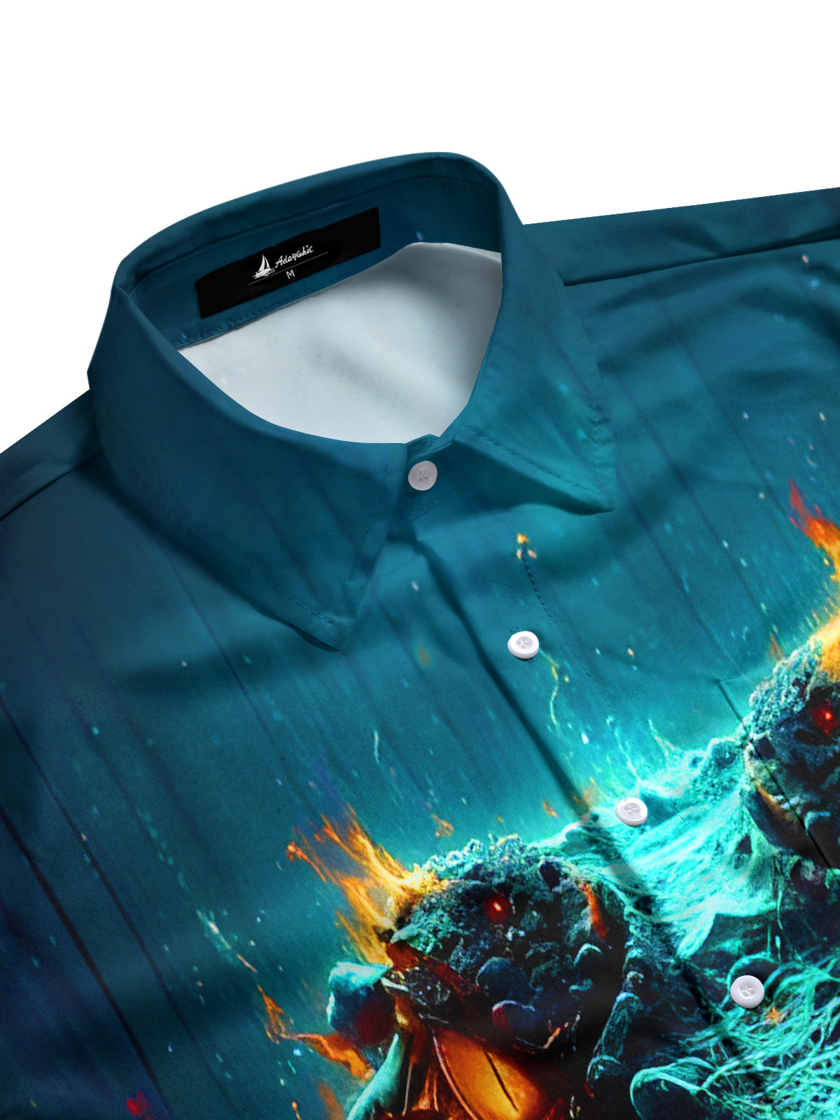 Funny Crocodile Men's Pocket Short Sleeve Shirts