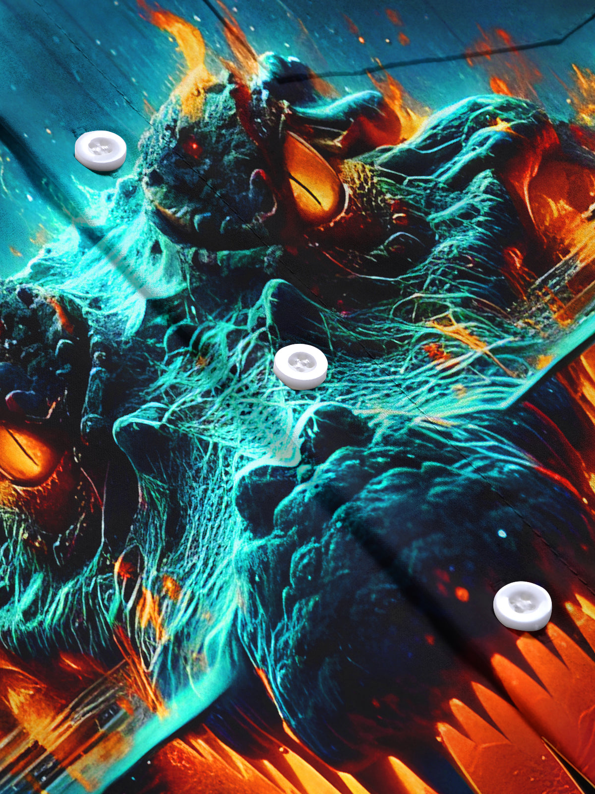 Funny Crocodile Men's Pocket Short Sleeve Shirts