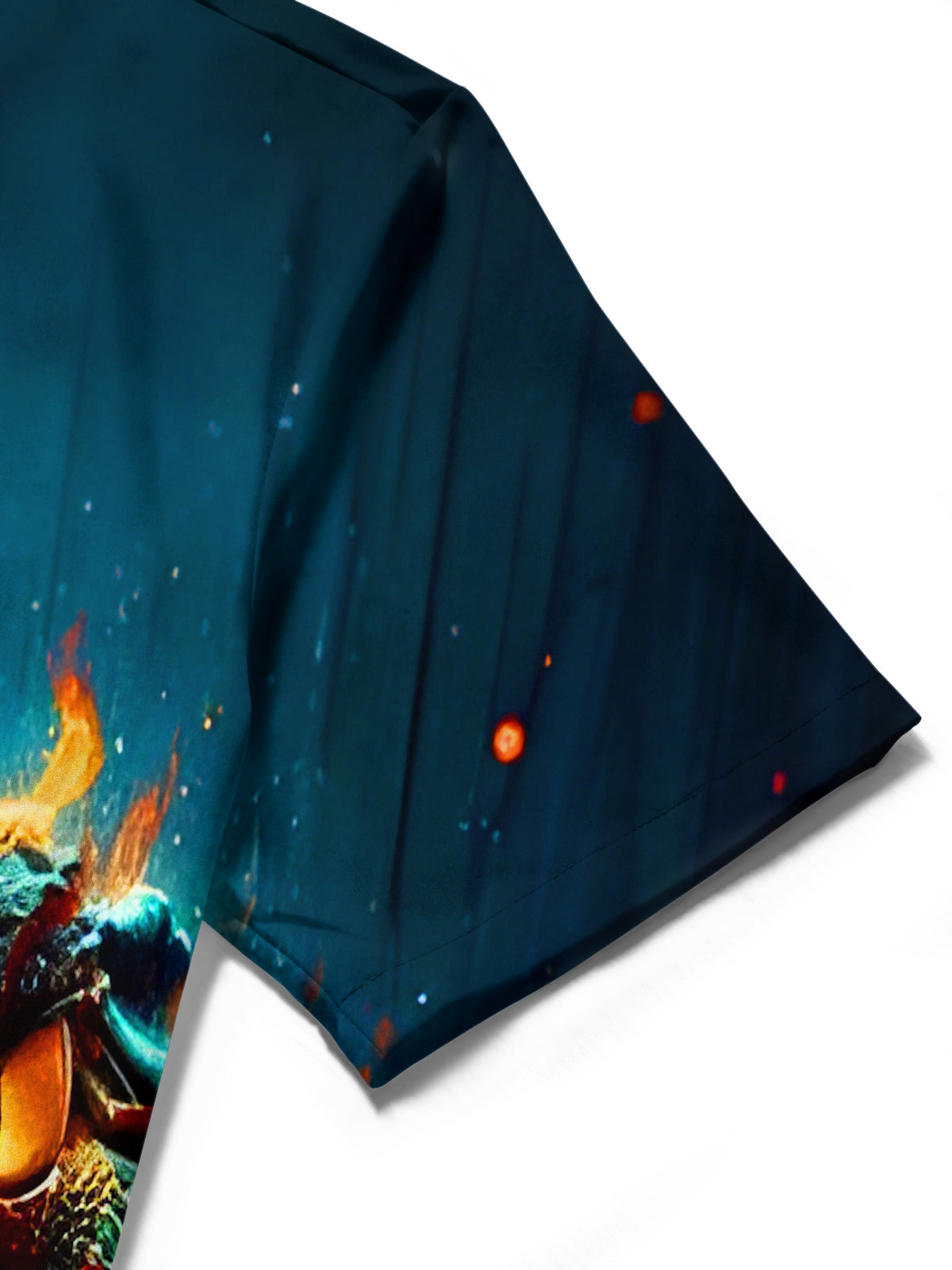 Funny Crocodile Men's Pocket Short Sleeve Shirts