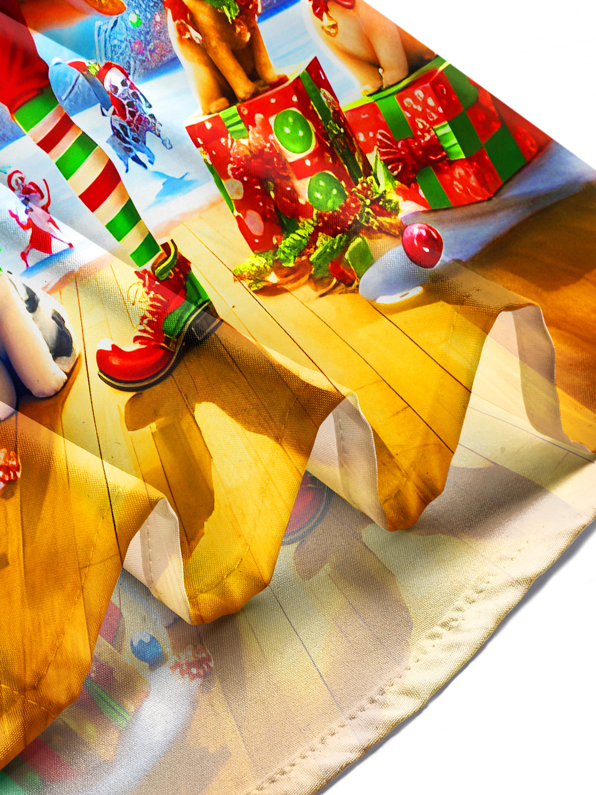 Funny Christmas Joker Puppy Carnival Men's Pocket Long Sleeve Shirts