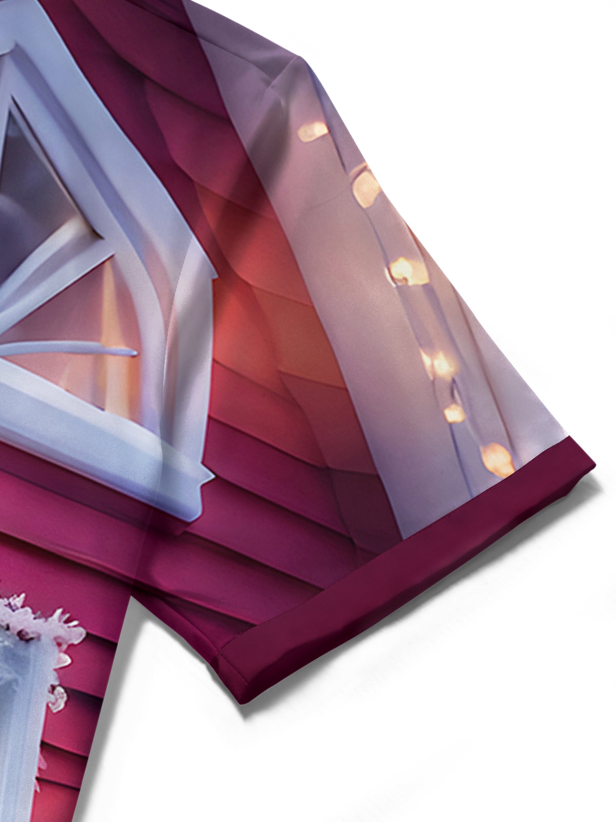 Christmas Window Men's Pocket Short Sleeve Shirts