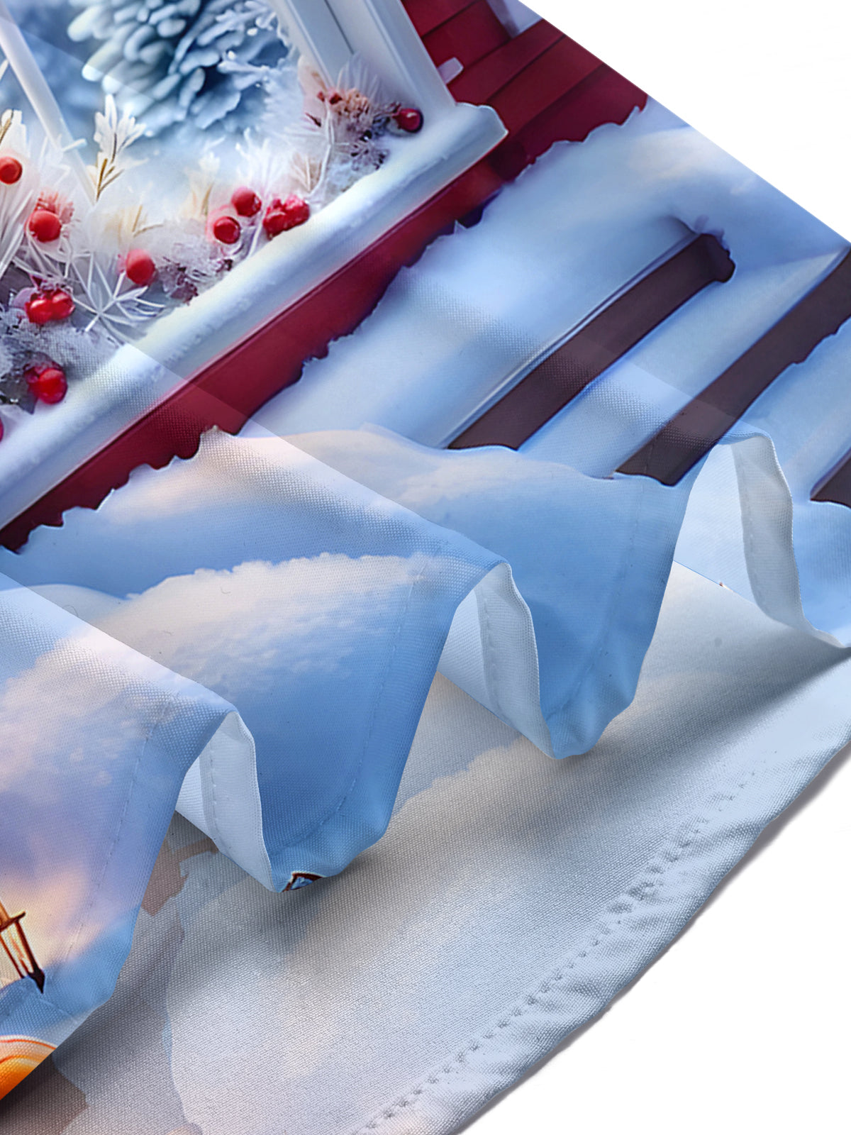 Christmas Window Men's Pocket Short Sleeve Shirts