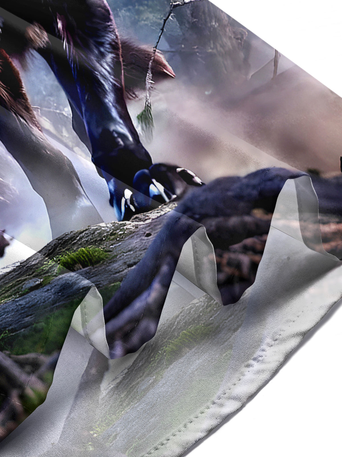 Animal Wolf Men's Pocket Short Sleeve Shirts