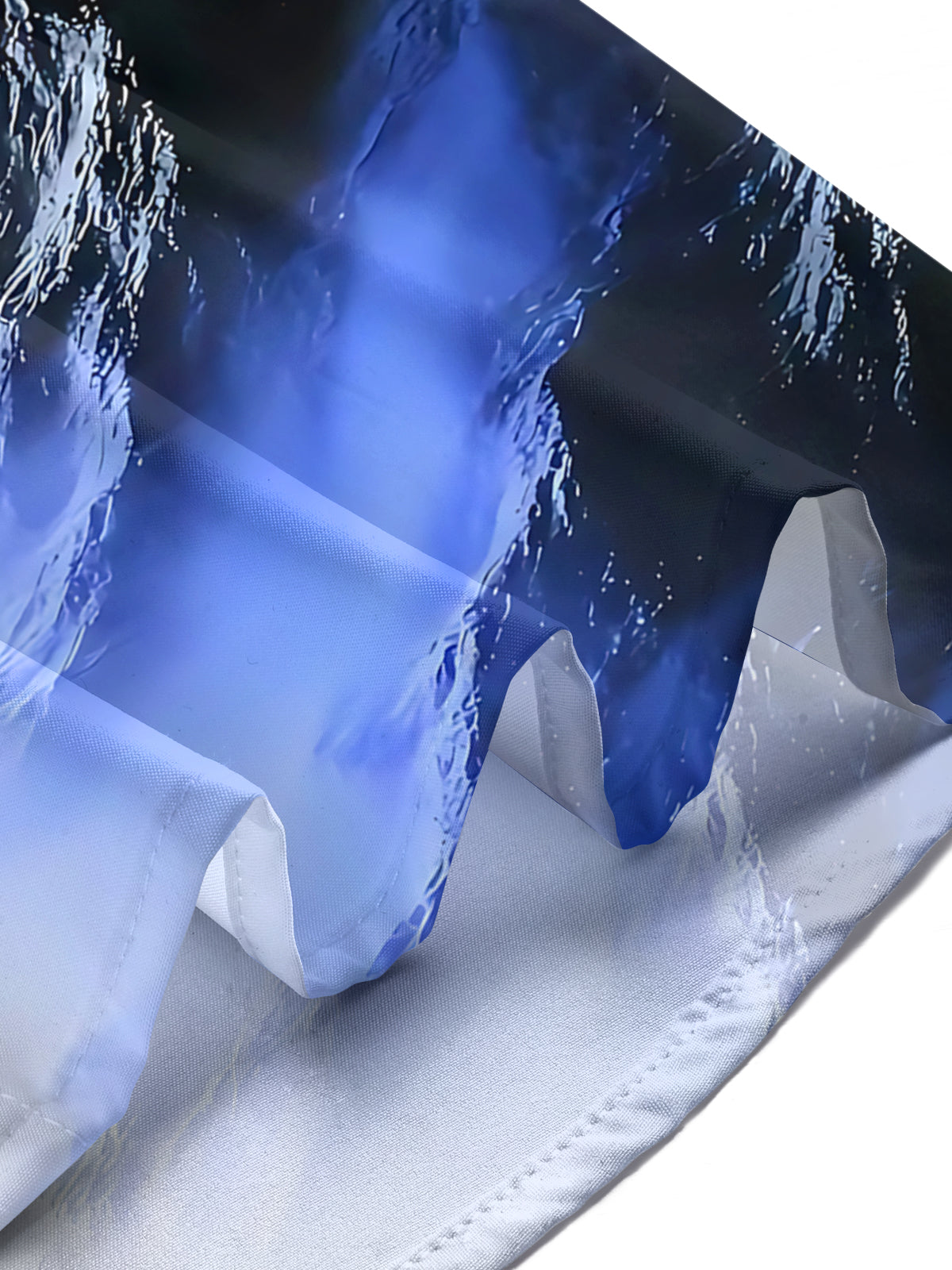 Mountain Print Men's Pocket Short Sleeve Shirts