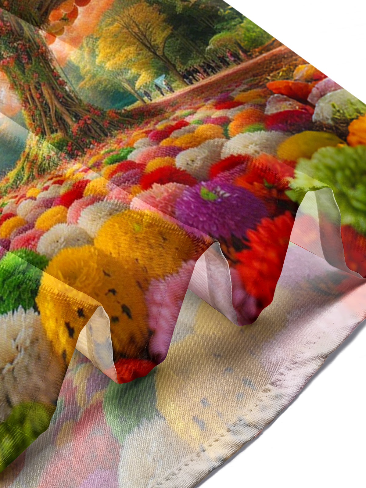 Tree Print Men's Pocket Long Sleeve Shirts