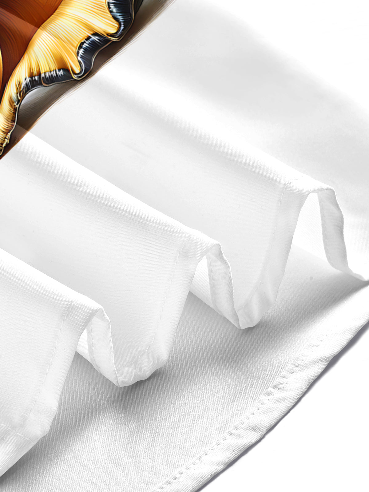 Conch Print Men's Pocket Short Sleeve Shirts