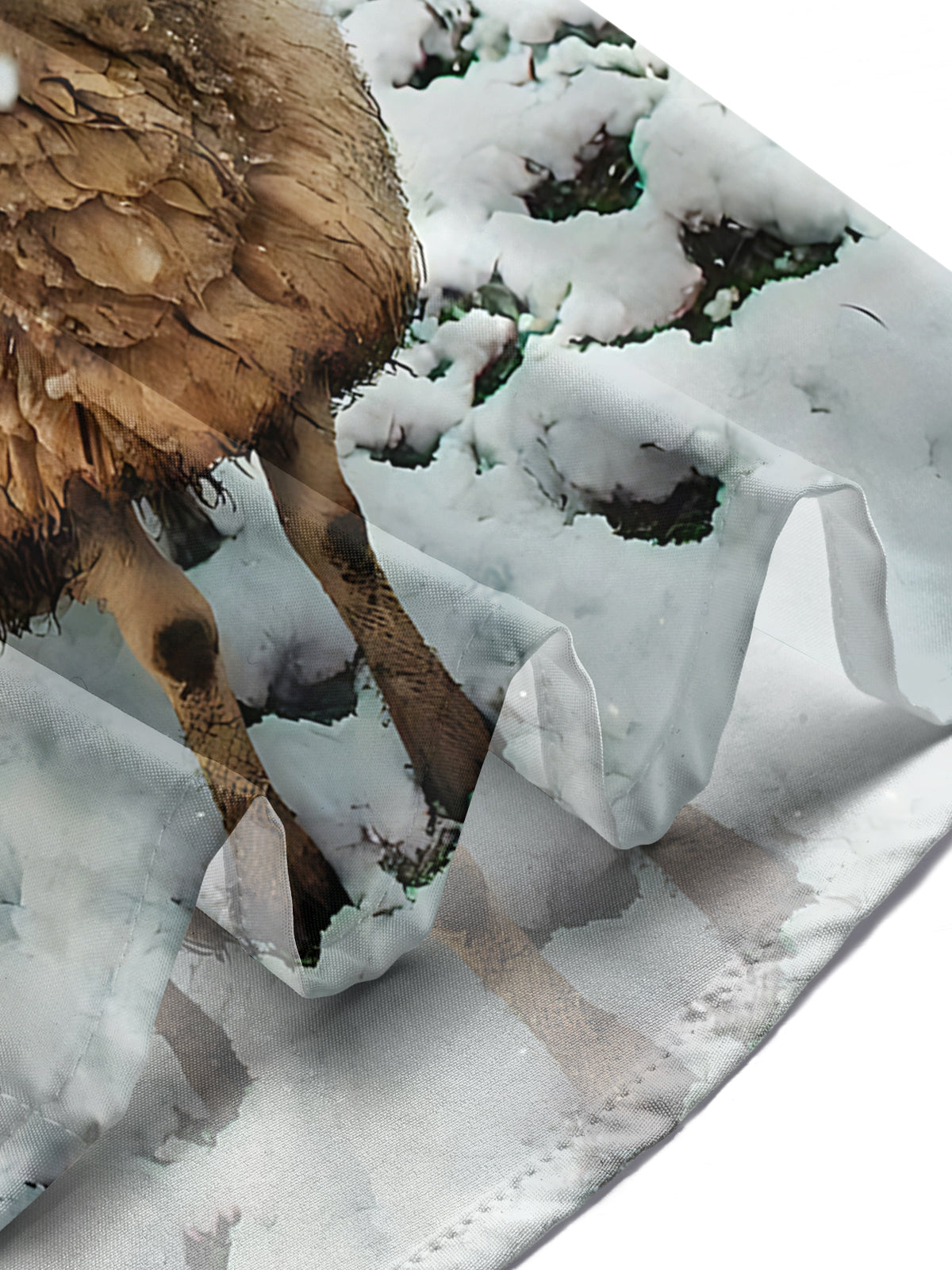 Christmas Sheep Print Men's Pocket Short Sleeve Shirts