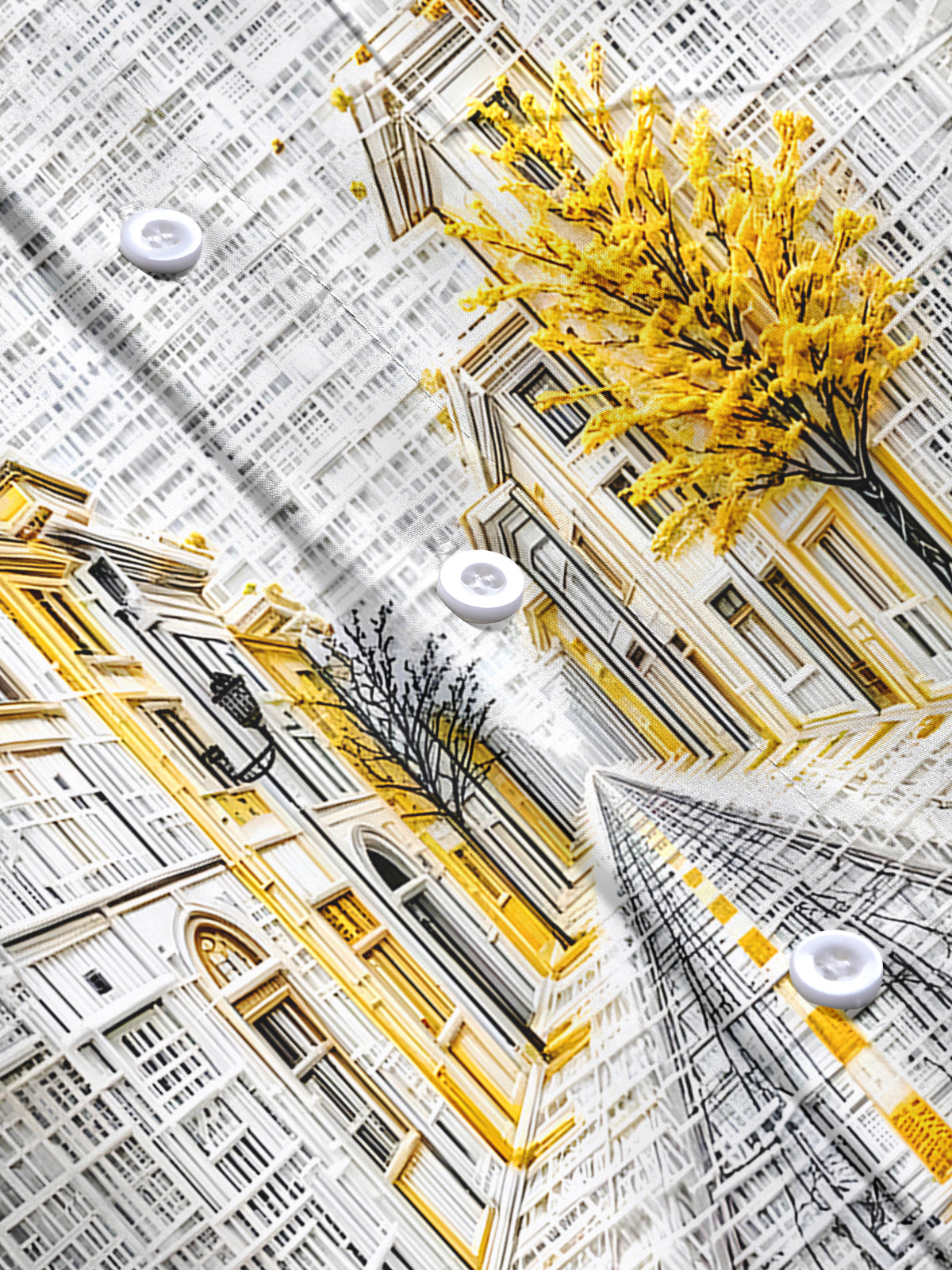 Street Men's Pocket Long Sleeve Shirts