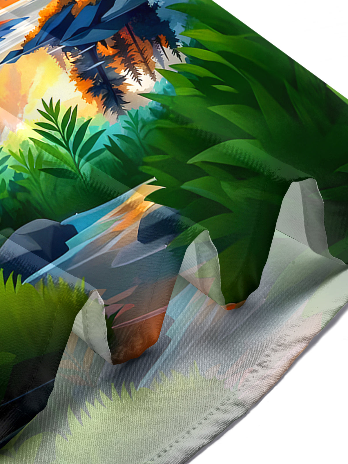 Cheetah Forest Men's Pocket Long Sleeve Shirts