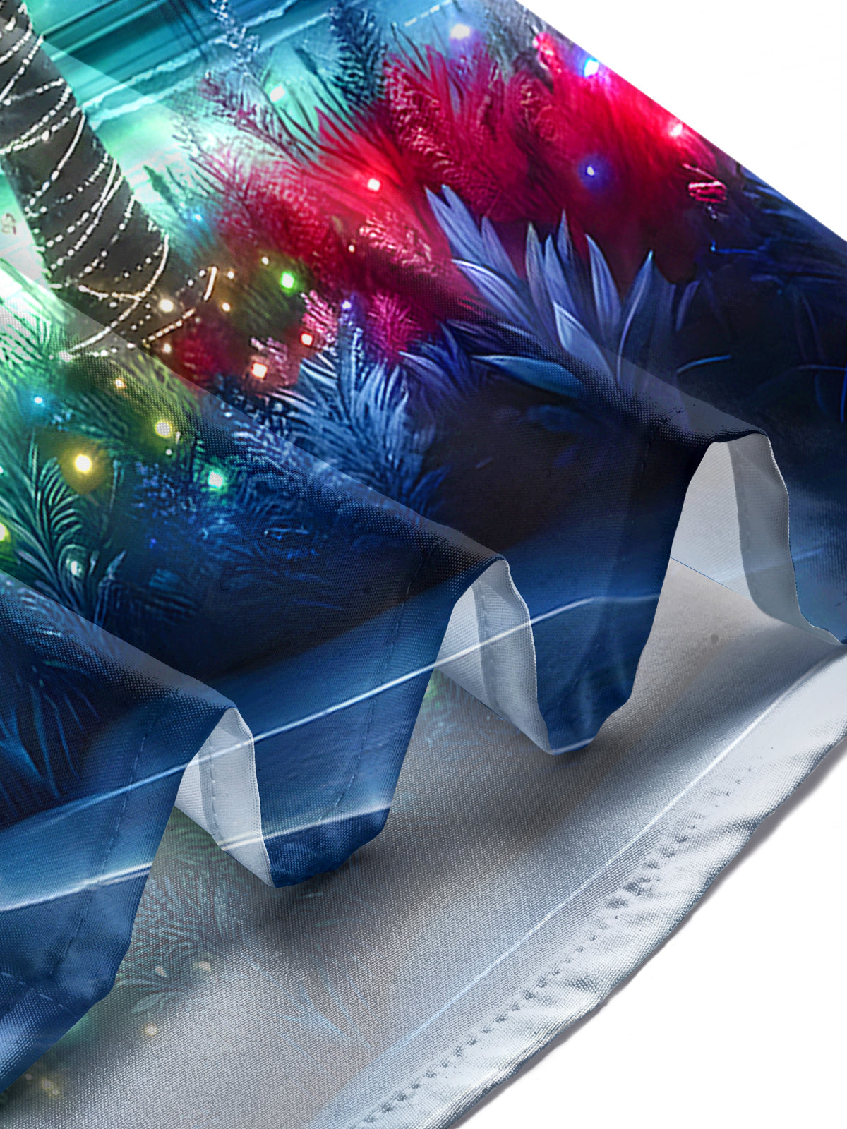 Christmas Coconut Tree Men's Pocket Short Sleeve Shirts