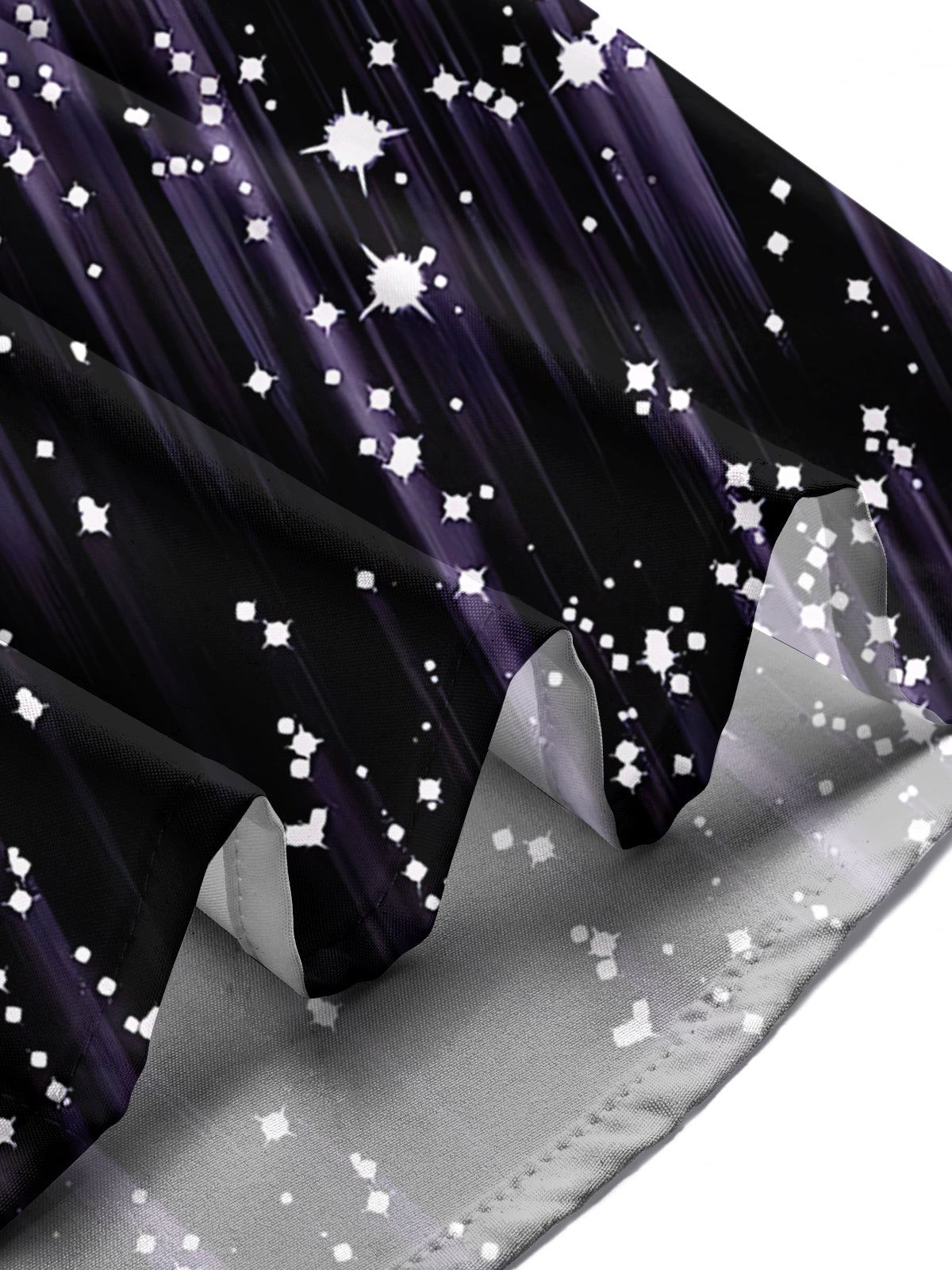 Christmas Shiny Print Men's Pocket Long Sleeve Shirts