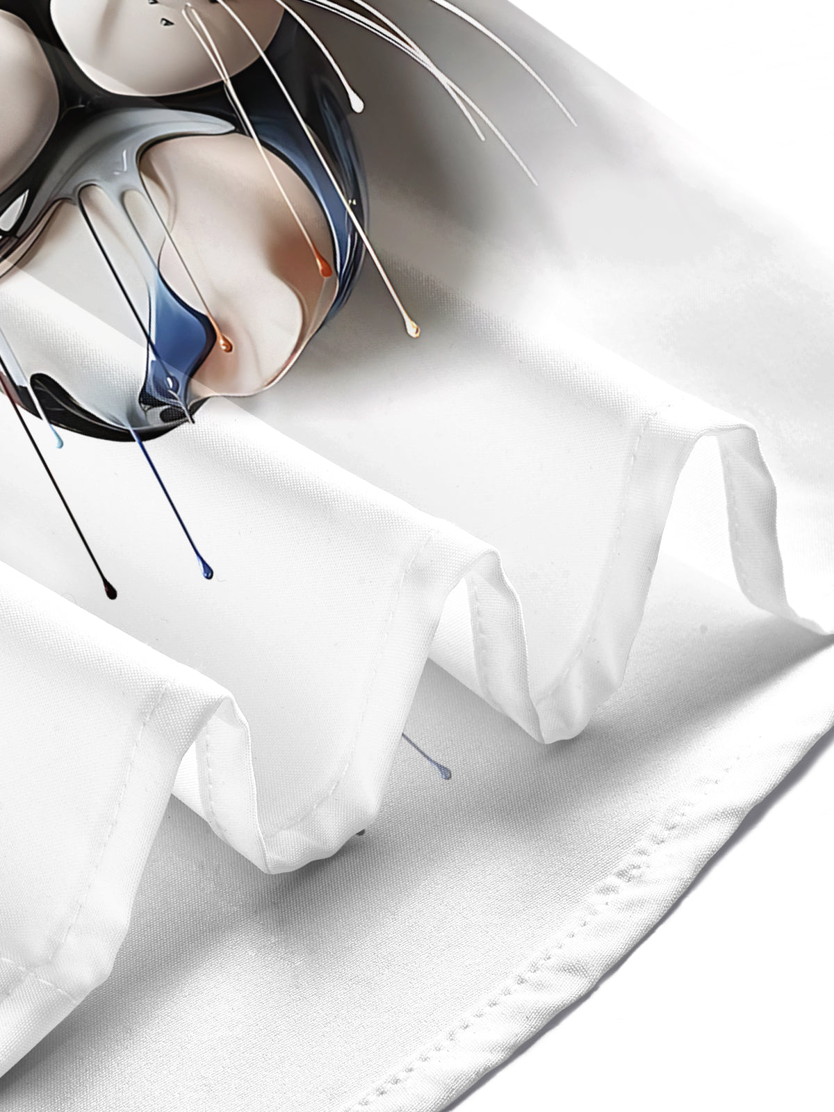 Lion Art Print Men's Pocket Short Sleeve Shirts