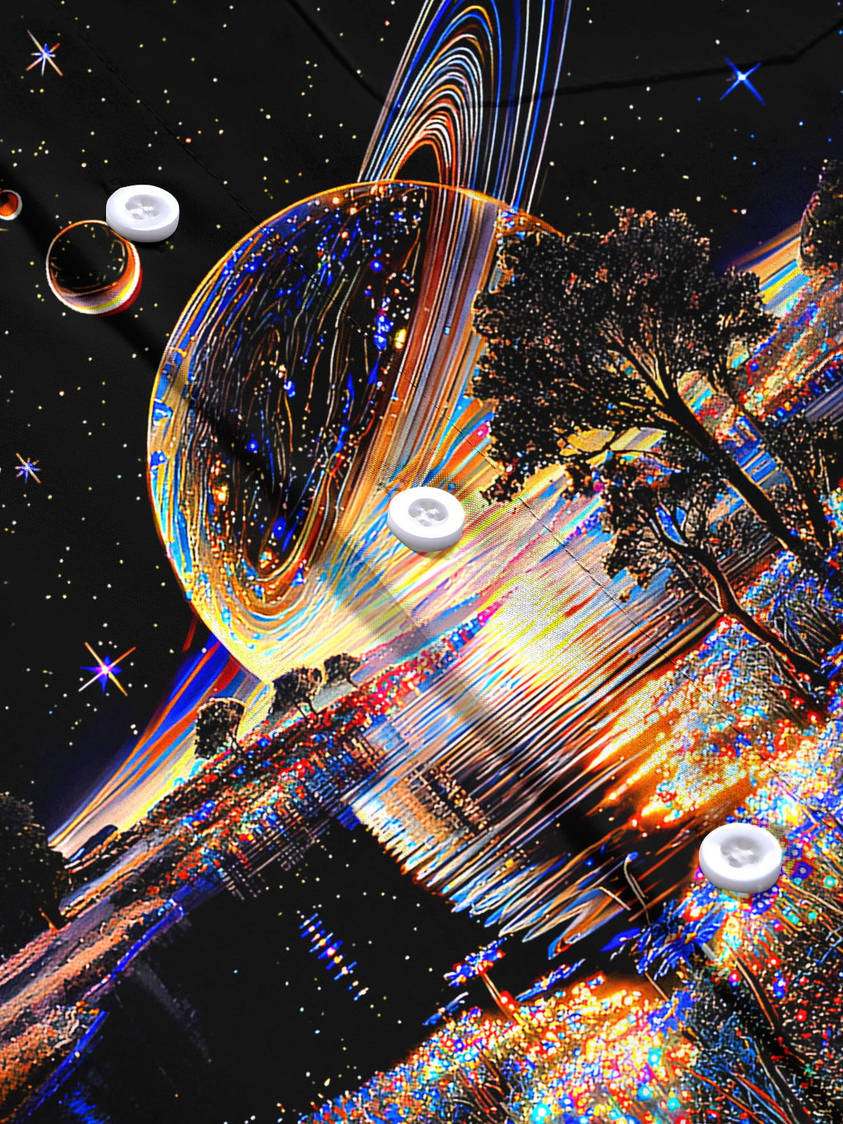 Universe Men's Pocket Long Sleeve Shirts