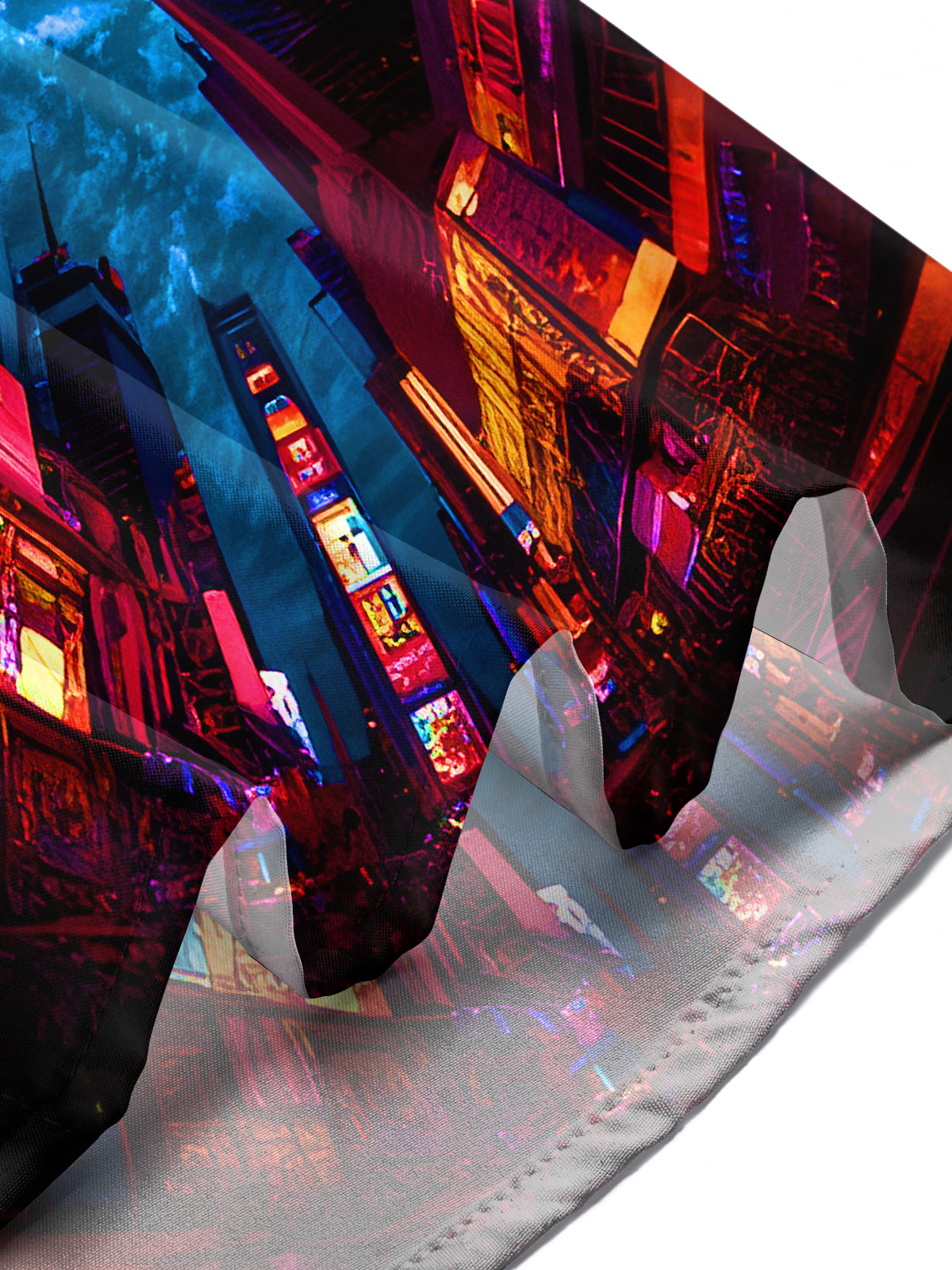 Airplane Fly Over Buildings Men's Pocket Short Sleeve Shirts