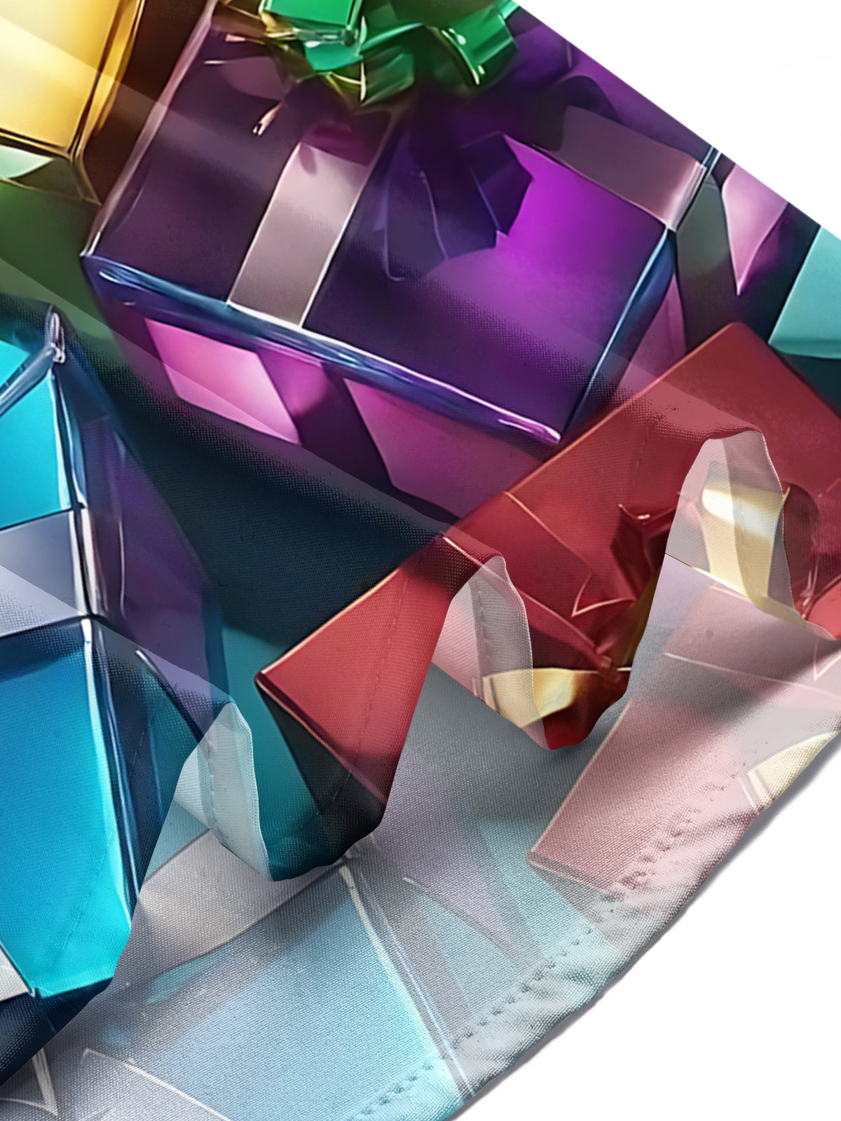 Christmas Gift Print Men's Pocket Short Sleeve Shirts