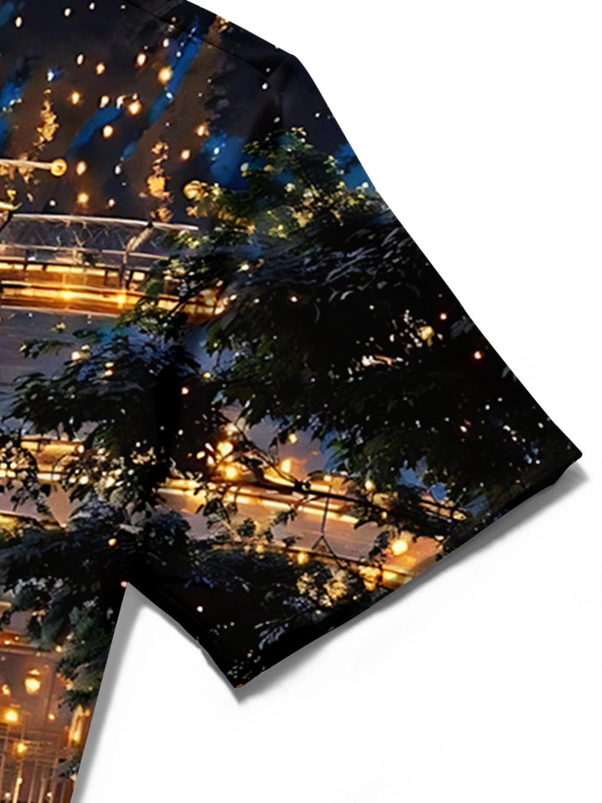 Architectural Print Men's Pocket Short Sleeve Shirts