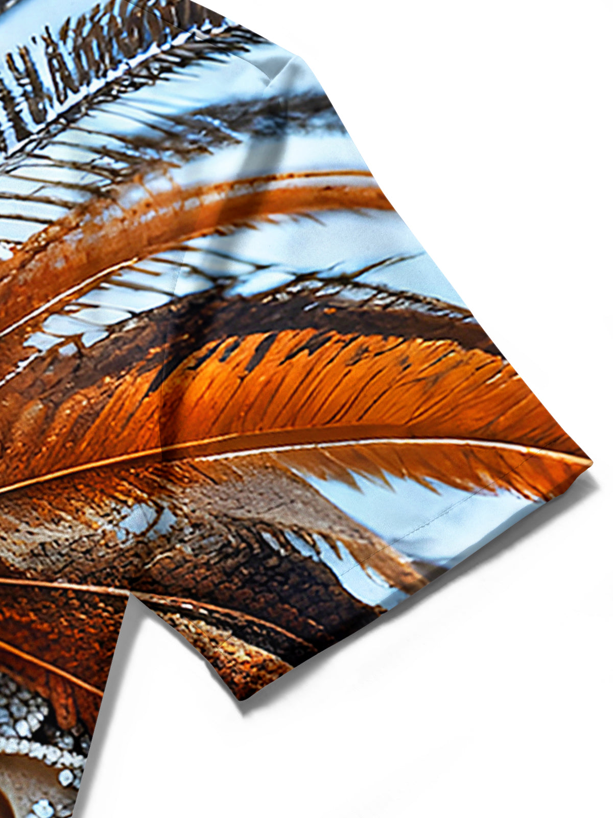 Peacock Men's Pocket Short Sleeve Shirts