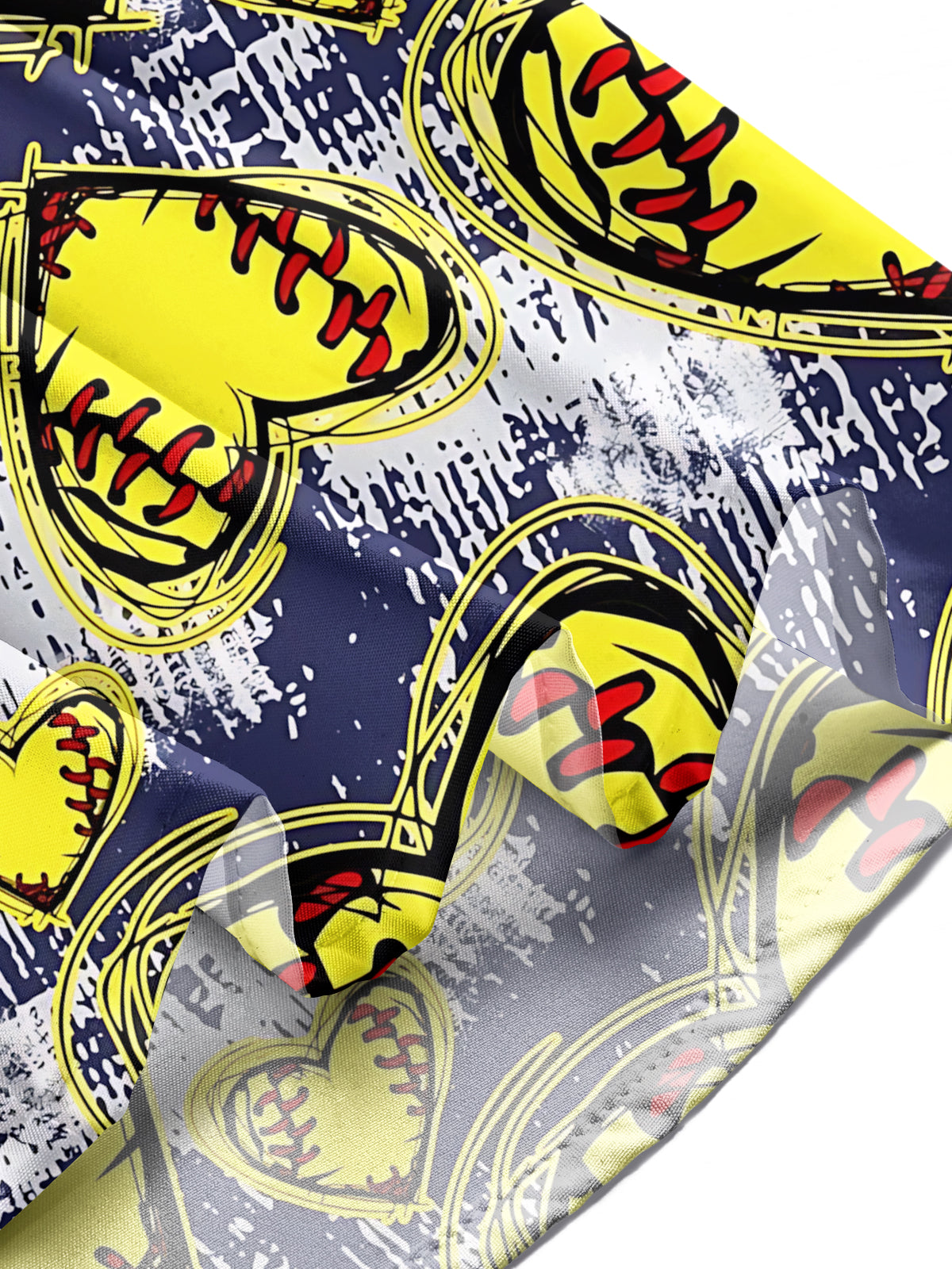 Softball Print Men's Pocket Short Sleeve Shirts