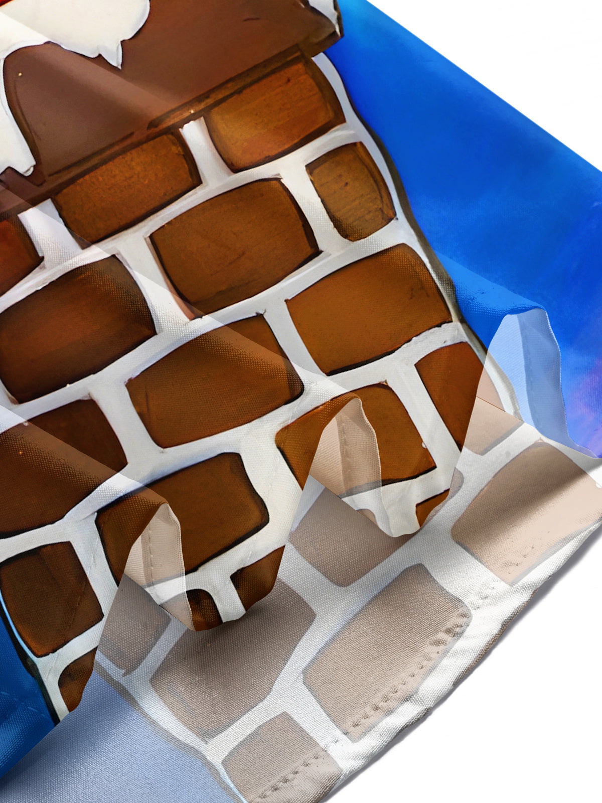 Fun Christmas Chimney Xmas Men's Pocket Short Sleeve Shirts