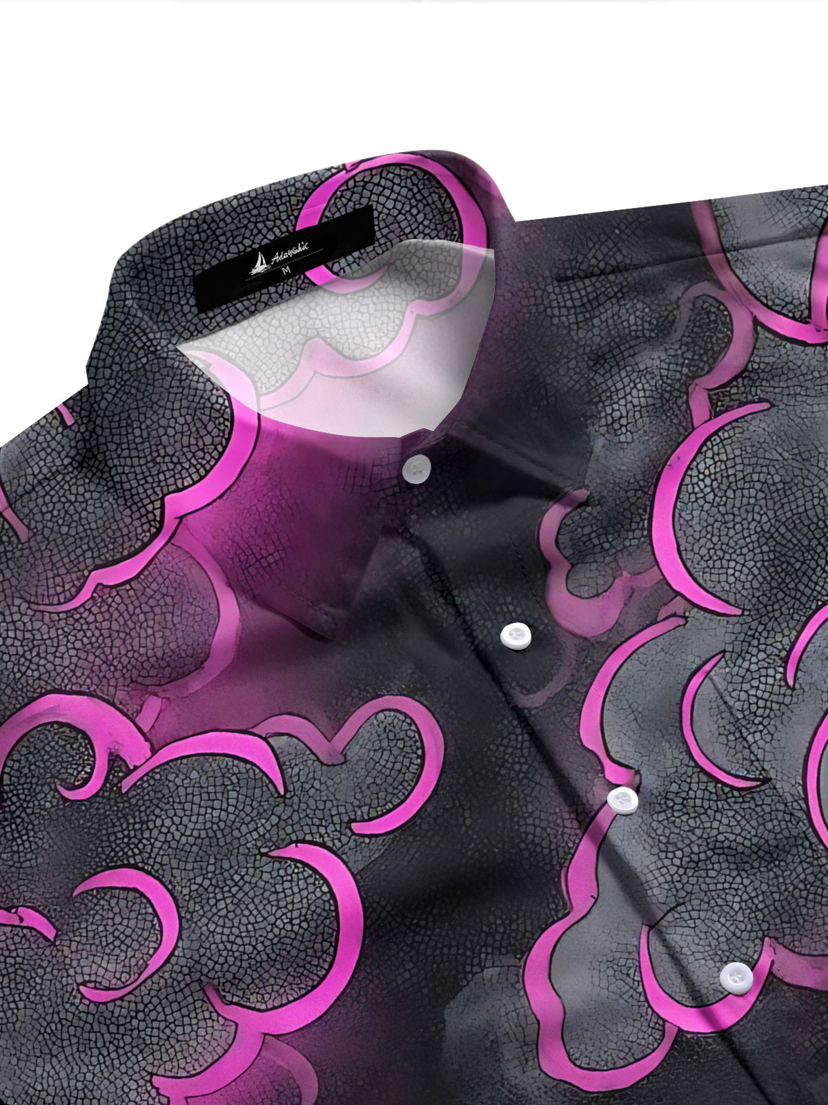 Cloud Print Men's Pocket Long Sleeve Shirts