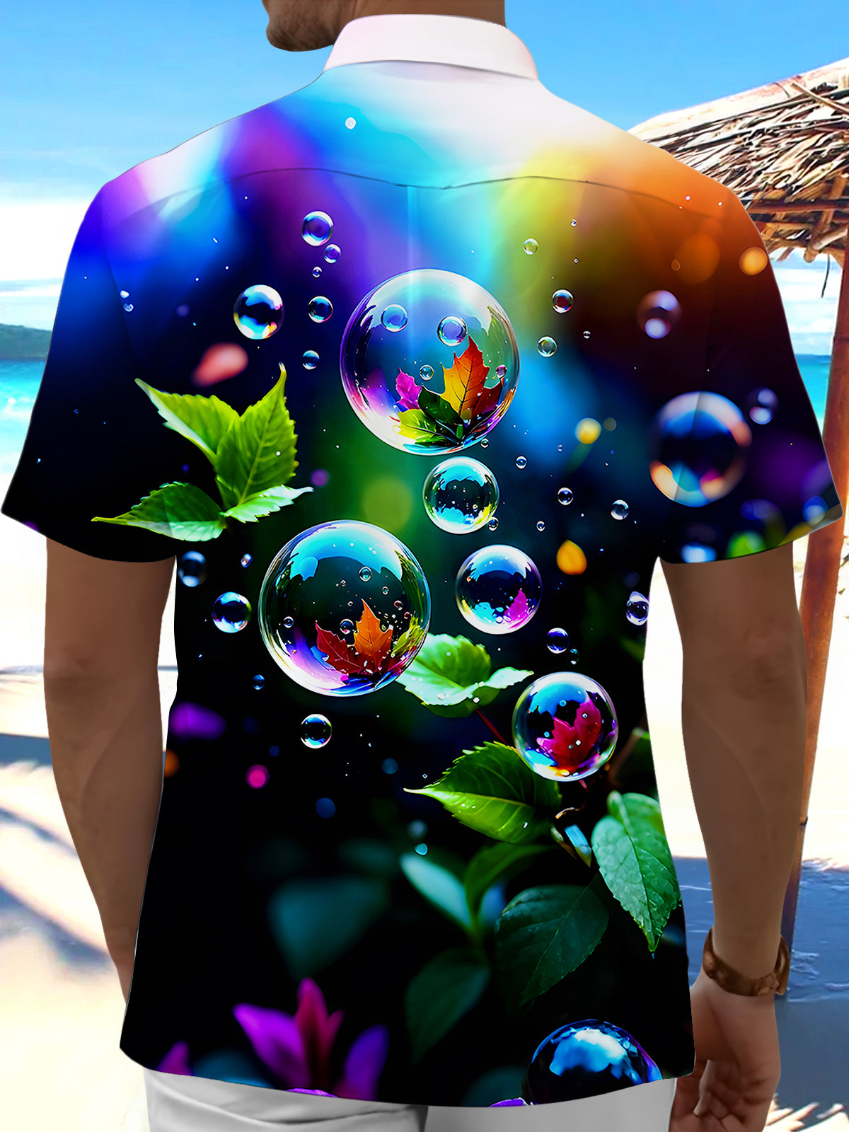 Bubble Men's Pocket Short Sleeve Shirts