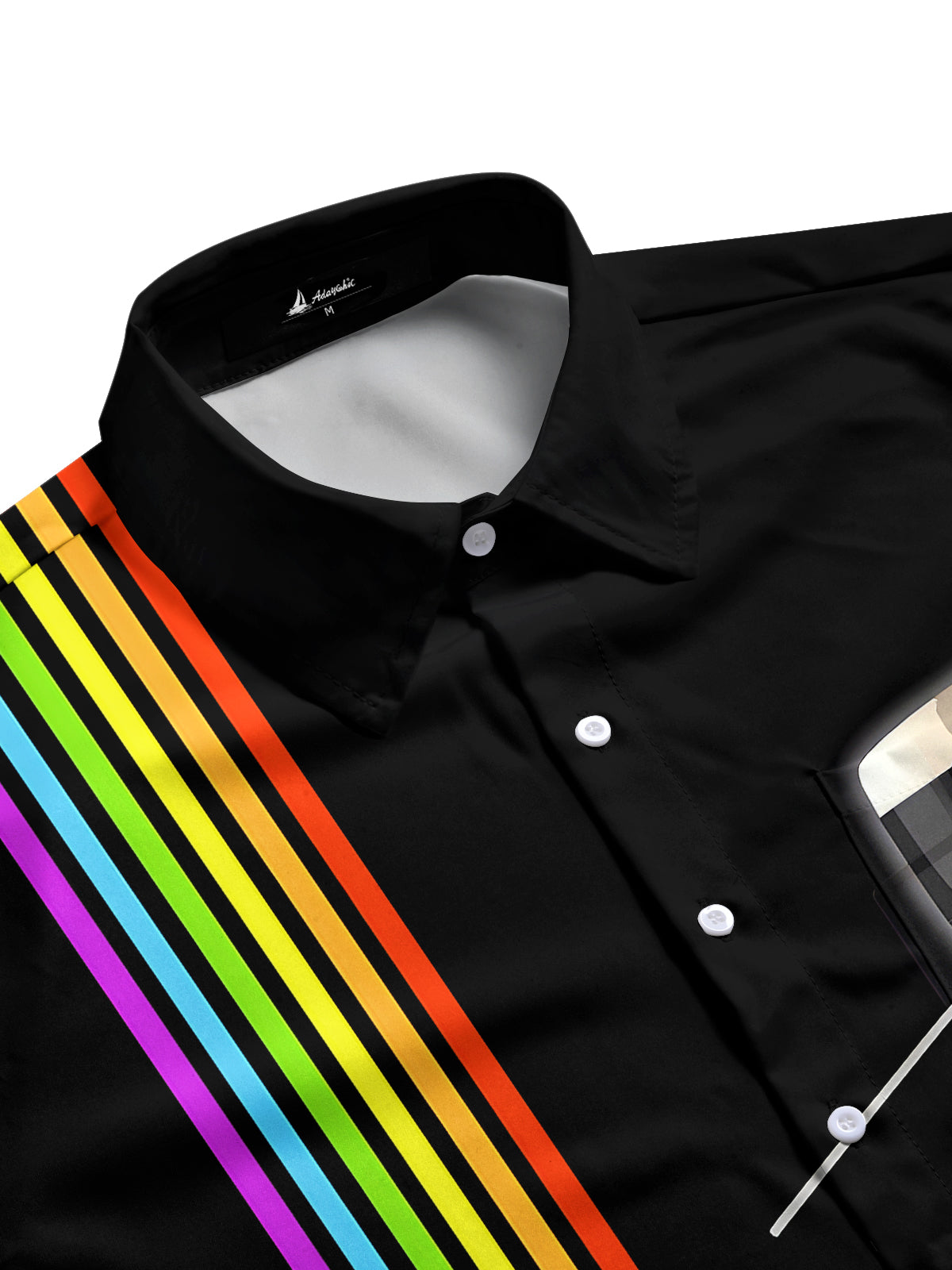 Stripes Beer Men's Pocket Short Sleeve Shirts