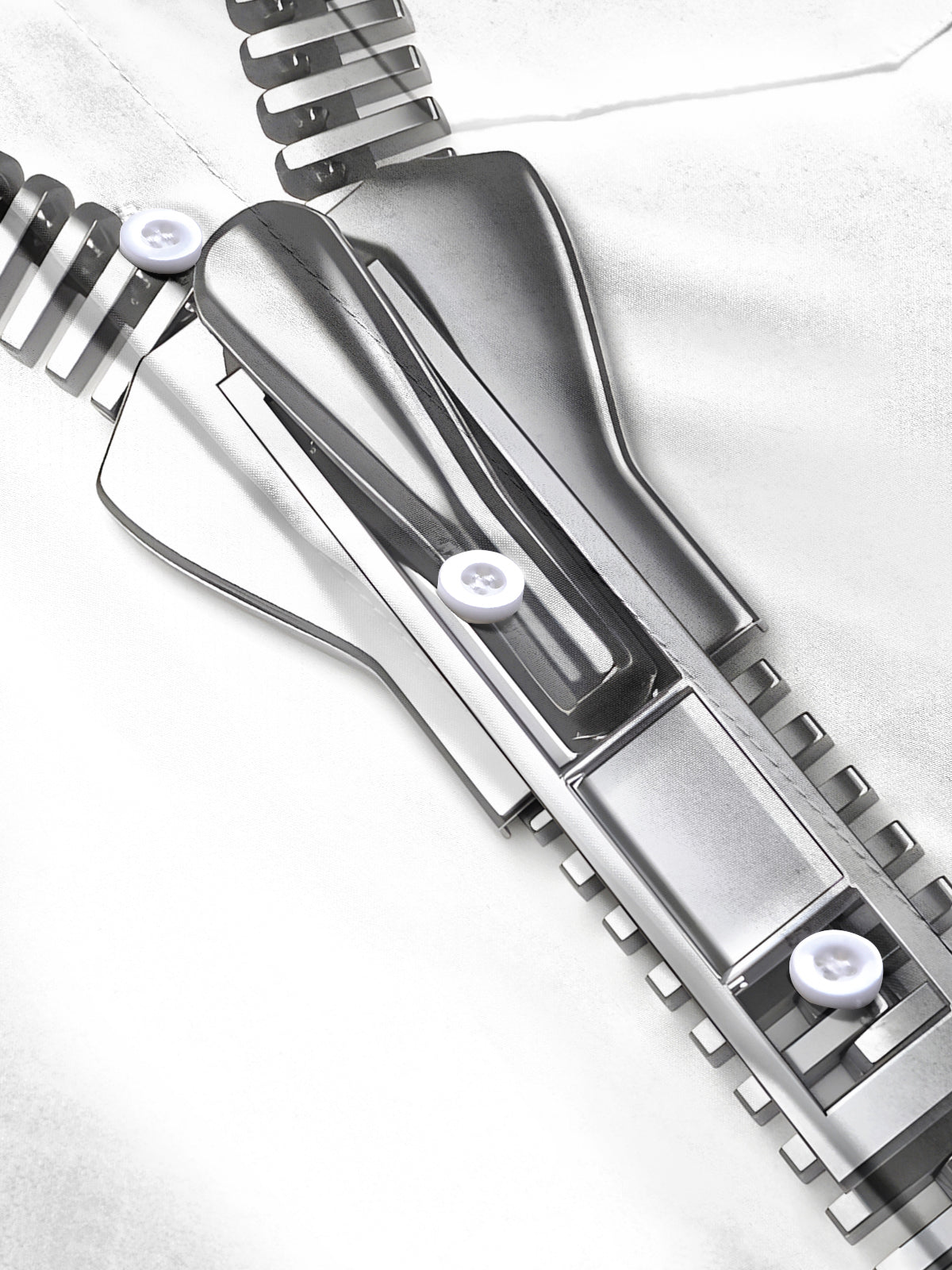 Zipper Men's Pocket Short Sleeve Shirts