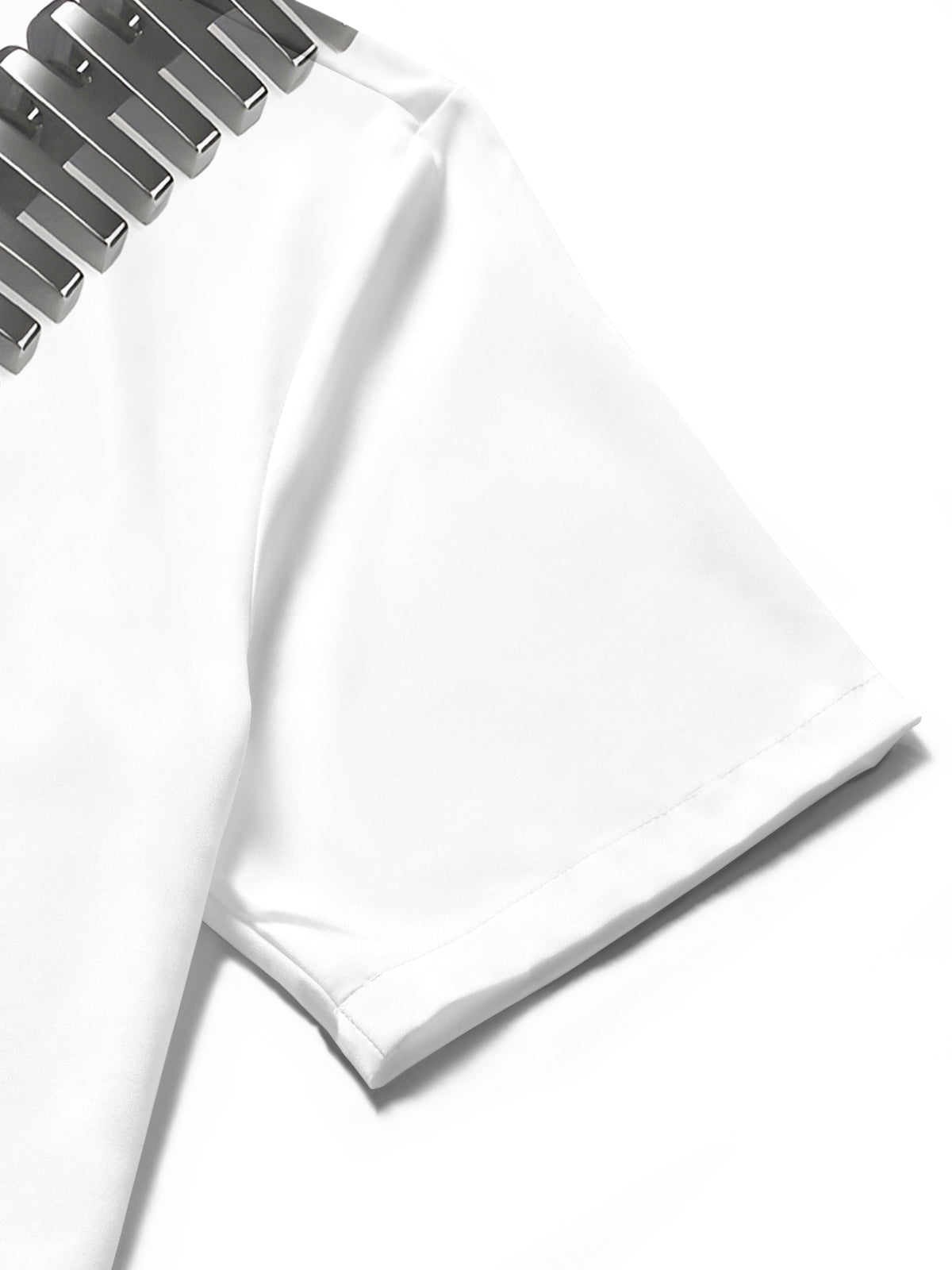 Zipper Men's Pocket Short Sleeve Shirts