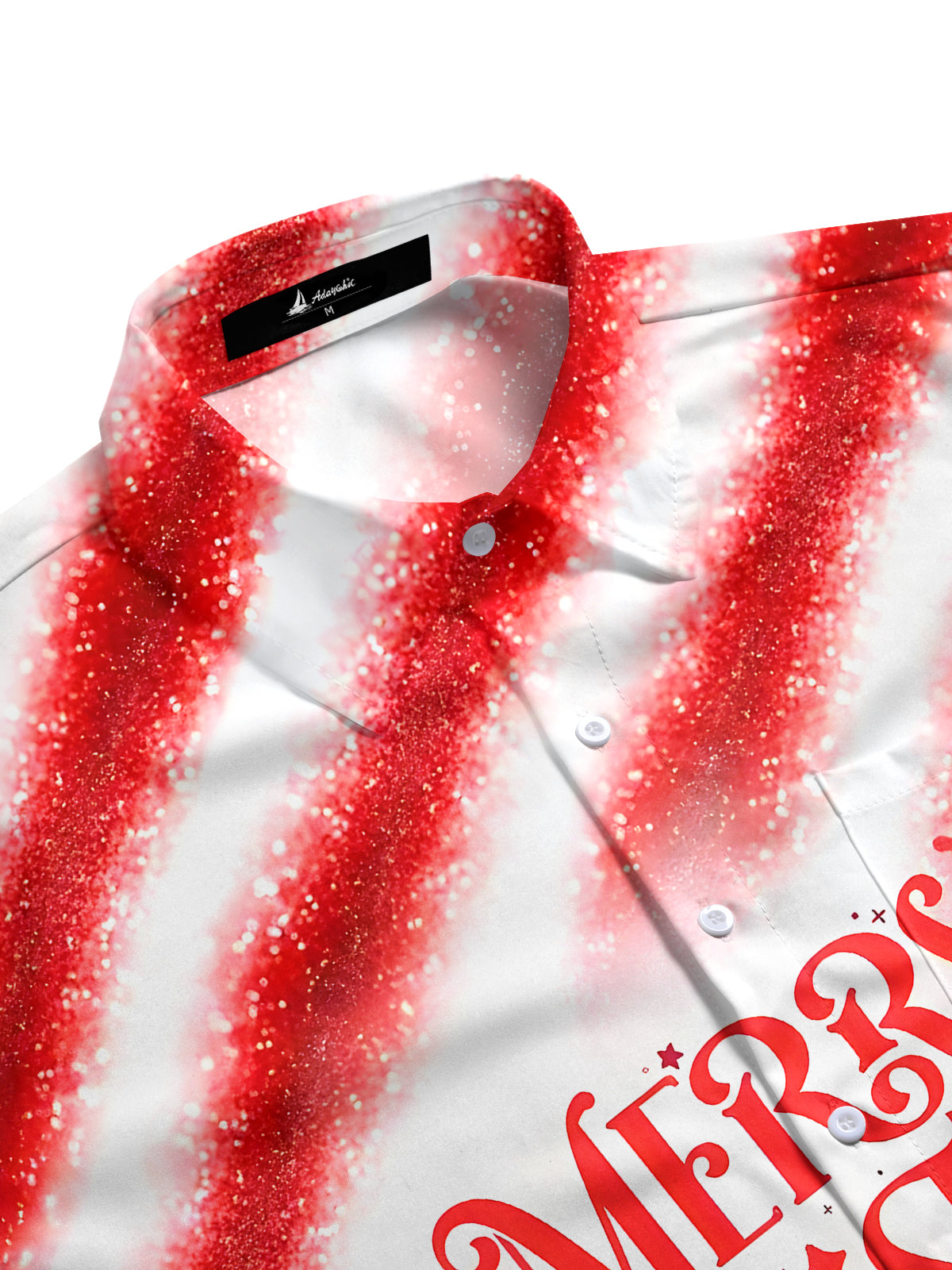 Merry Christmas Men's Pocket Short Sleeve Shirts