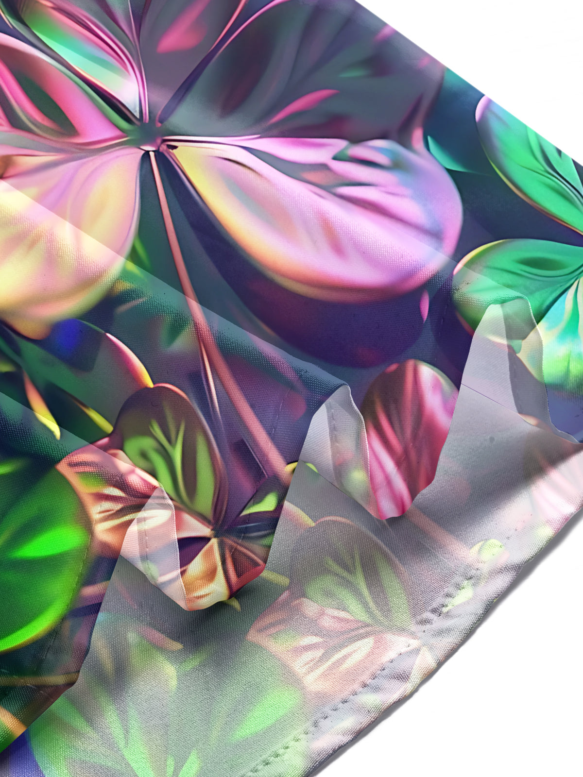 Clover Print Men's Pocket Short Sleeve Shirts