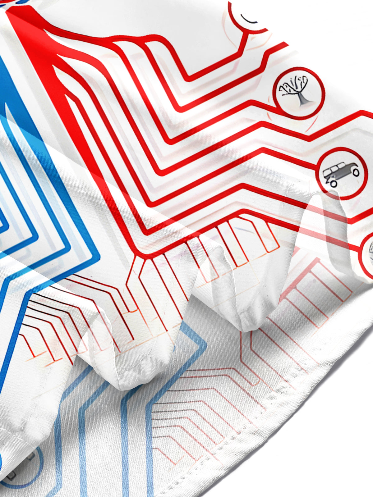 Heart Men's Pocket Short Sleeve Shirts