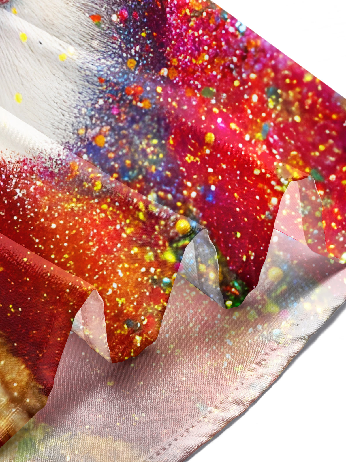 Fun Festive Crown Santa Claus Xmas Men's Pocket Short Sleeve Shirts