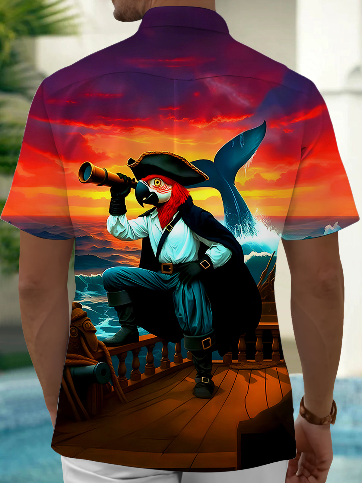 ParrotMen's Pocket Short Sleeve Shirts