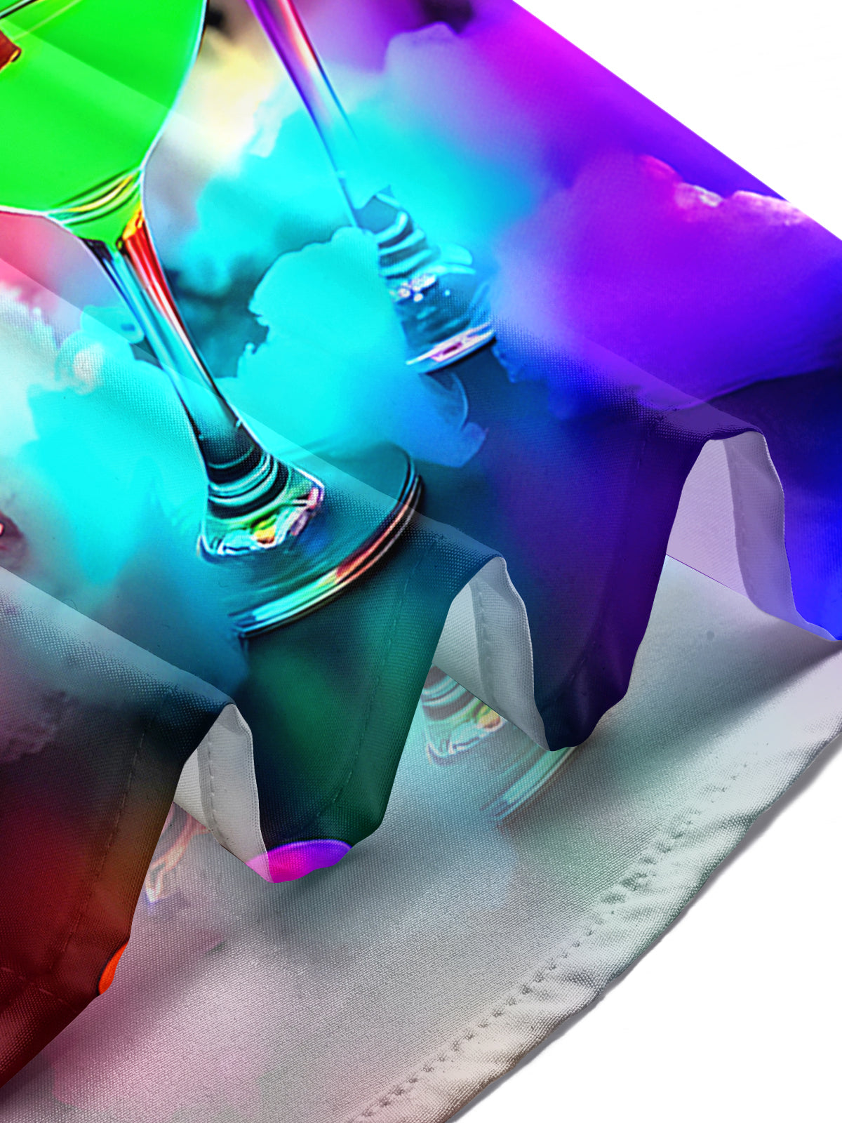 Cocktail Men's Pocket Short Sleeve Shirts