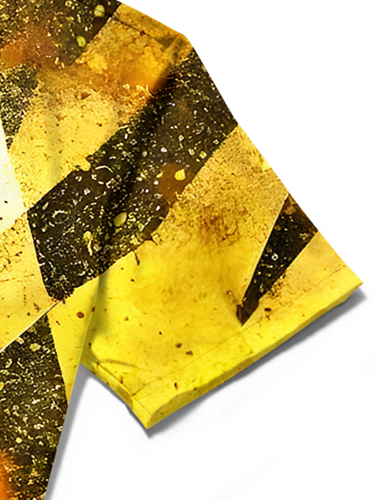 New Year Geometry Men's Pocket Short Sleeve Shirts