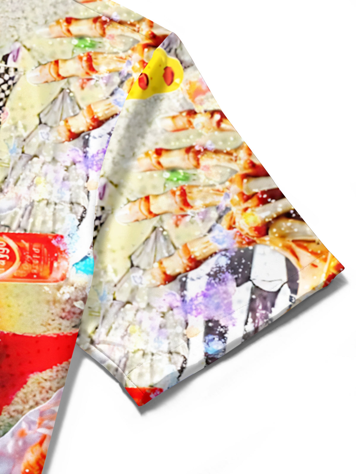 Carnival Art Print Men's Pocket Short Sleeve Shirts