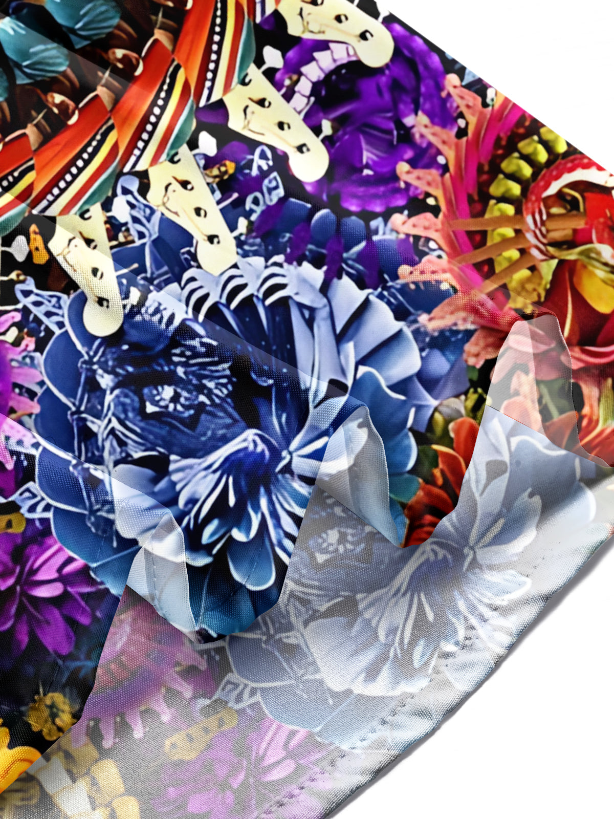 Rock Music Art Print Men's Pocket Short Sleeve Shirts