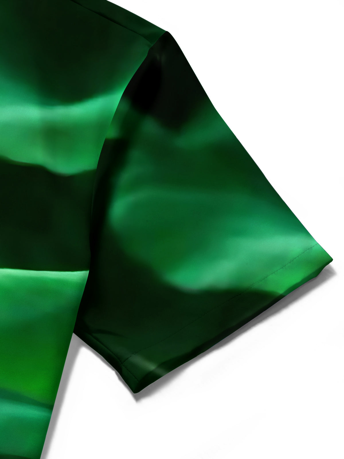 Lotus Leaf Print Men's Pocket Short Sleeve Shirts