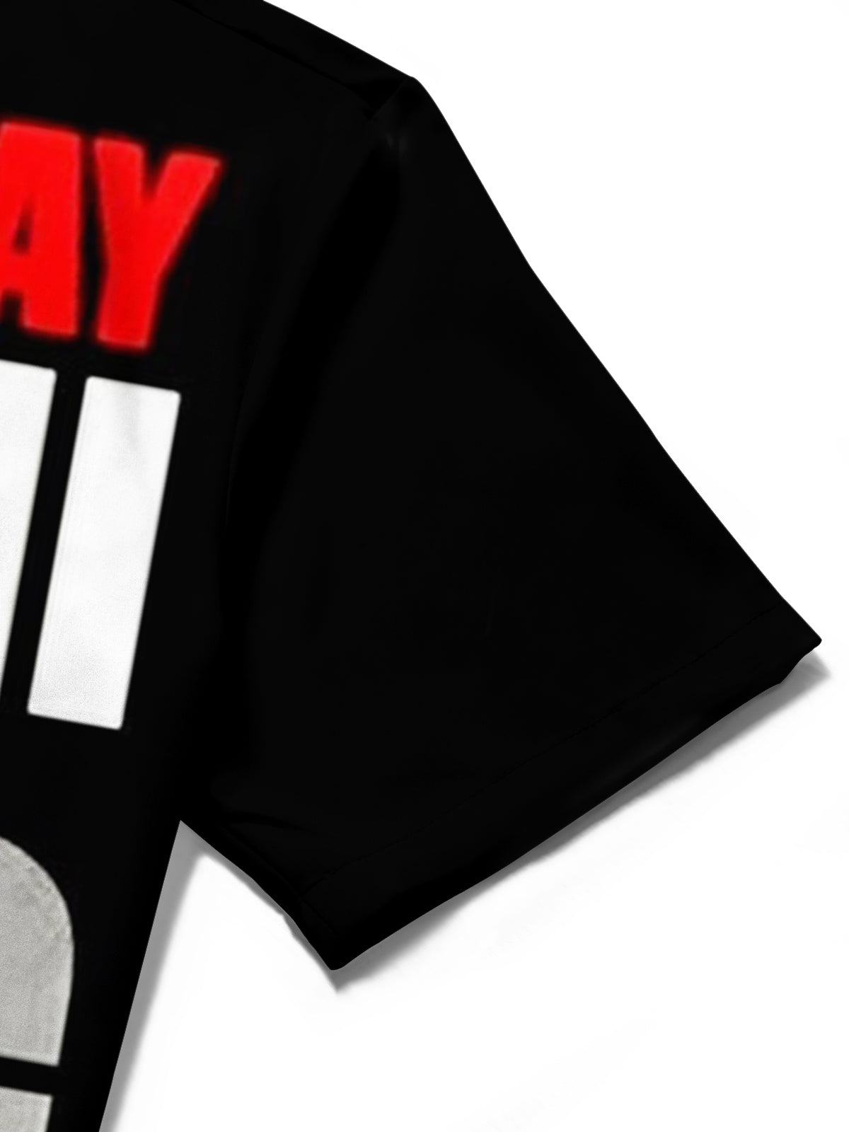 Letter Print Men's Pocket Short Sleeve Shirts