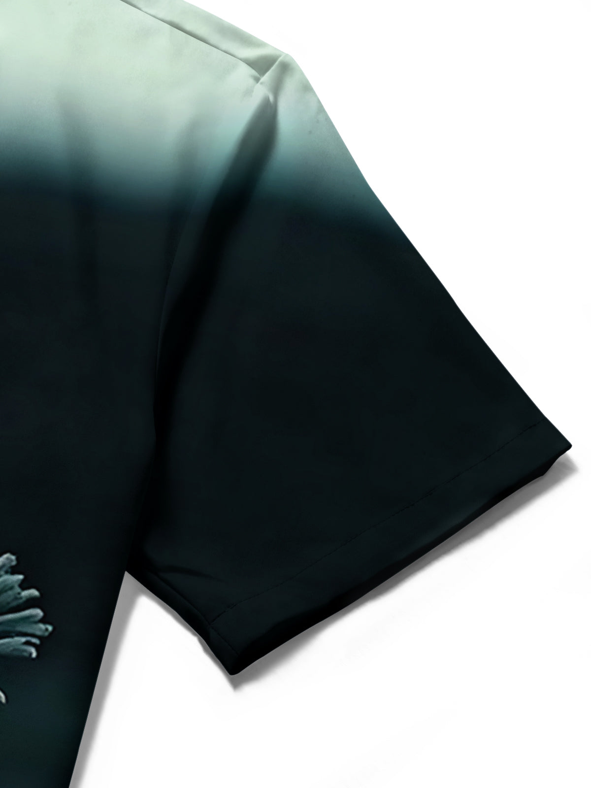 Dandelion Print Men's Pocket Short Sleeve Shirts