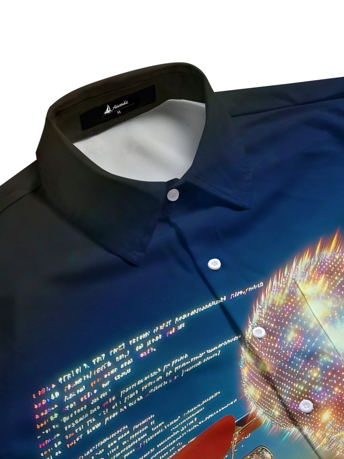 Art Print Men's Pocket Short Sleeve Shirts