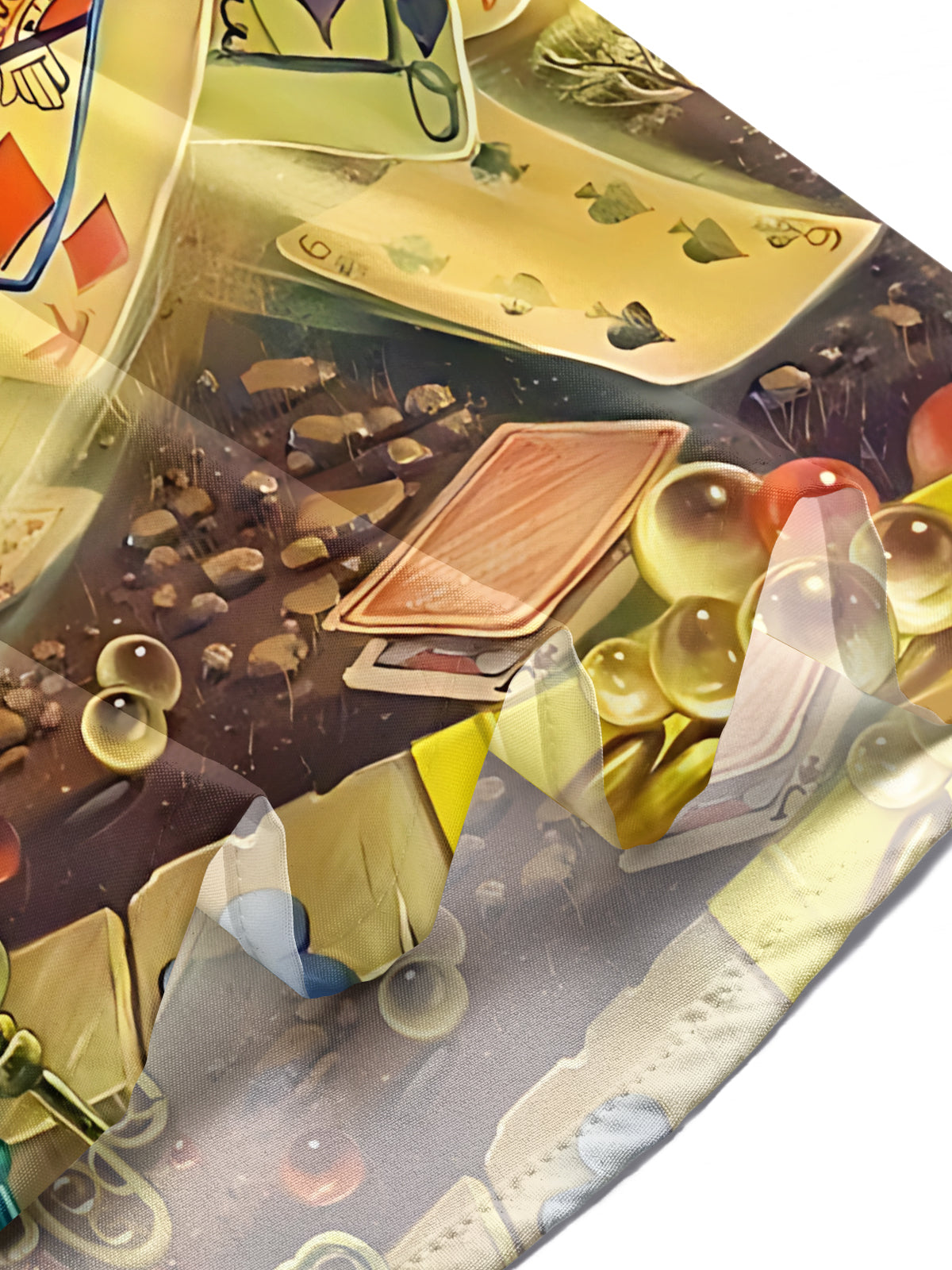 Poker Art Print Men's Pocket Short Sleeve Shirts