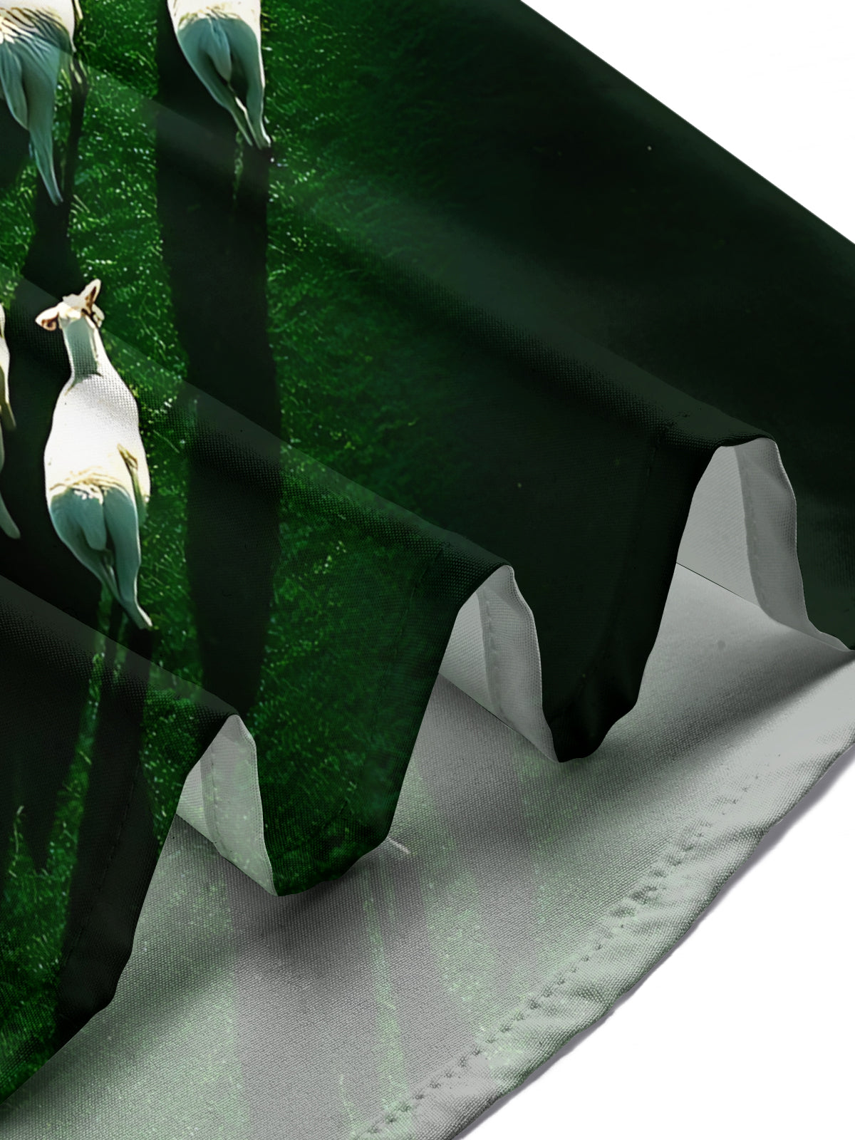 Shepherd Sheep Print Men's Pocket Short Sleeve Shirts