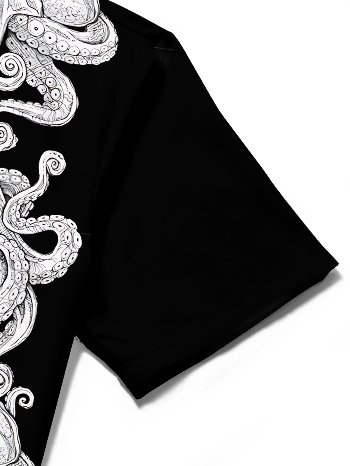 Octopus Print Men's Pocket Short Sleeve Shirts