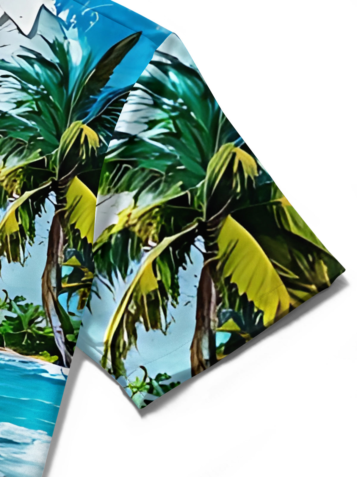 Oil Painting Art Print Men's Pocket Short Sleeve Shirts