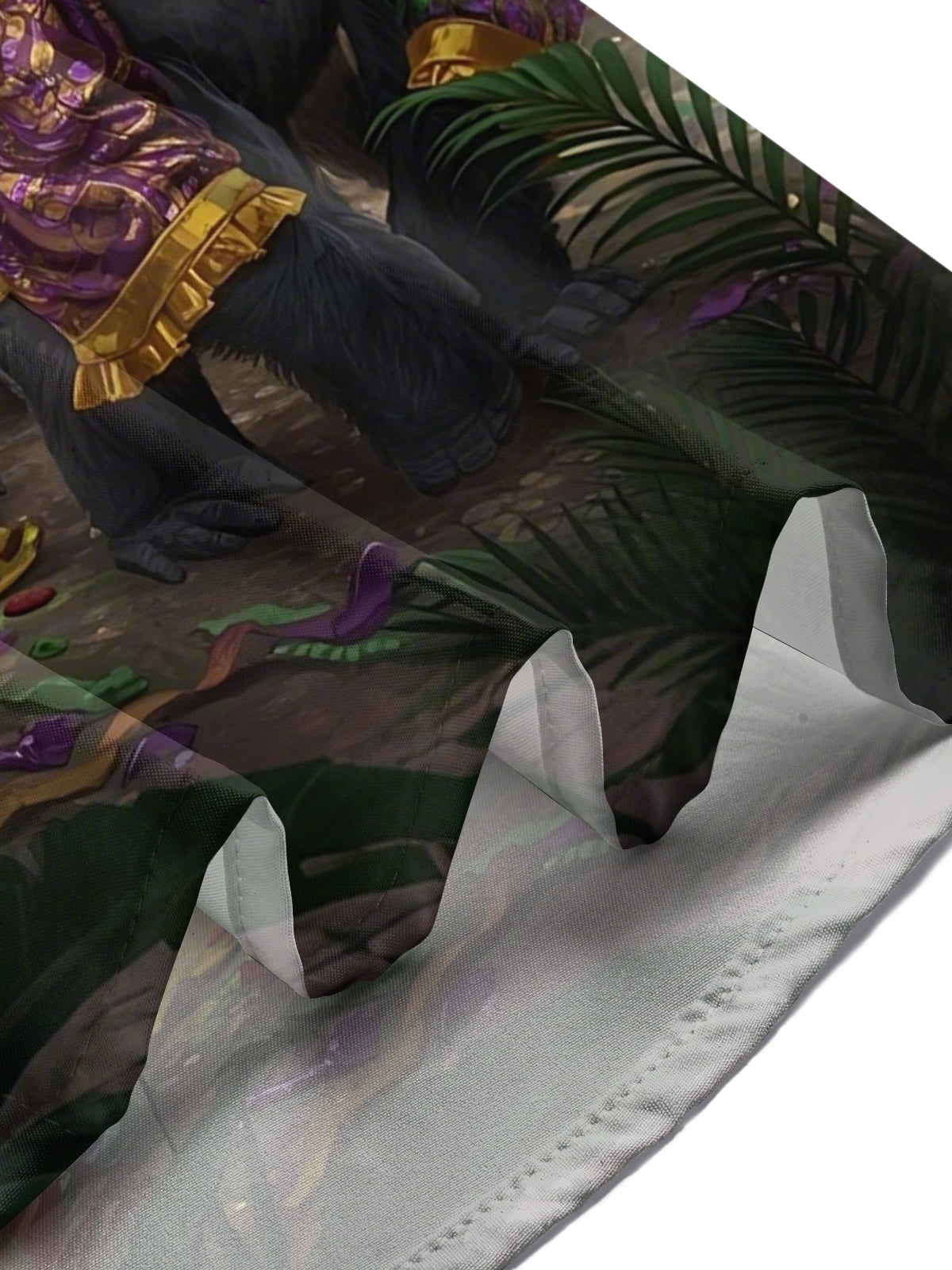 Carnival Gorilla Print Men's Pocket Short Sleeve Shirts