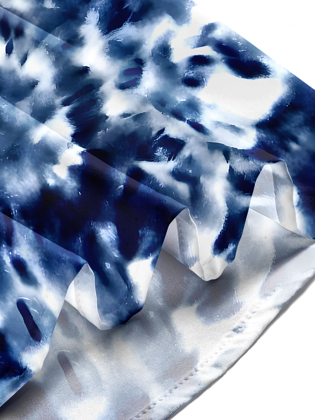 Tie Dye Abstract Men's Pocket Short Sleeve Shirts